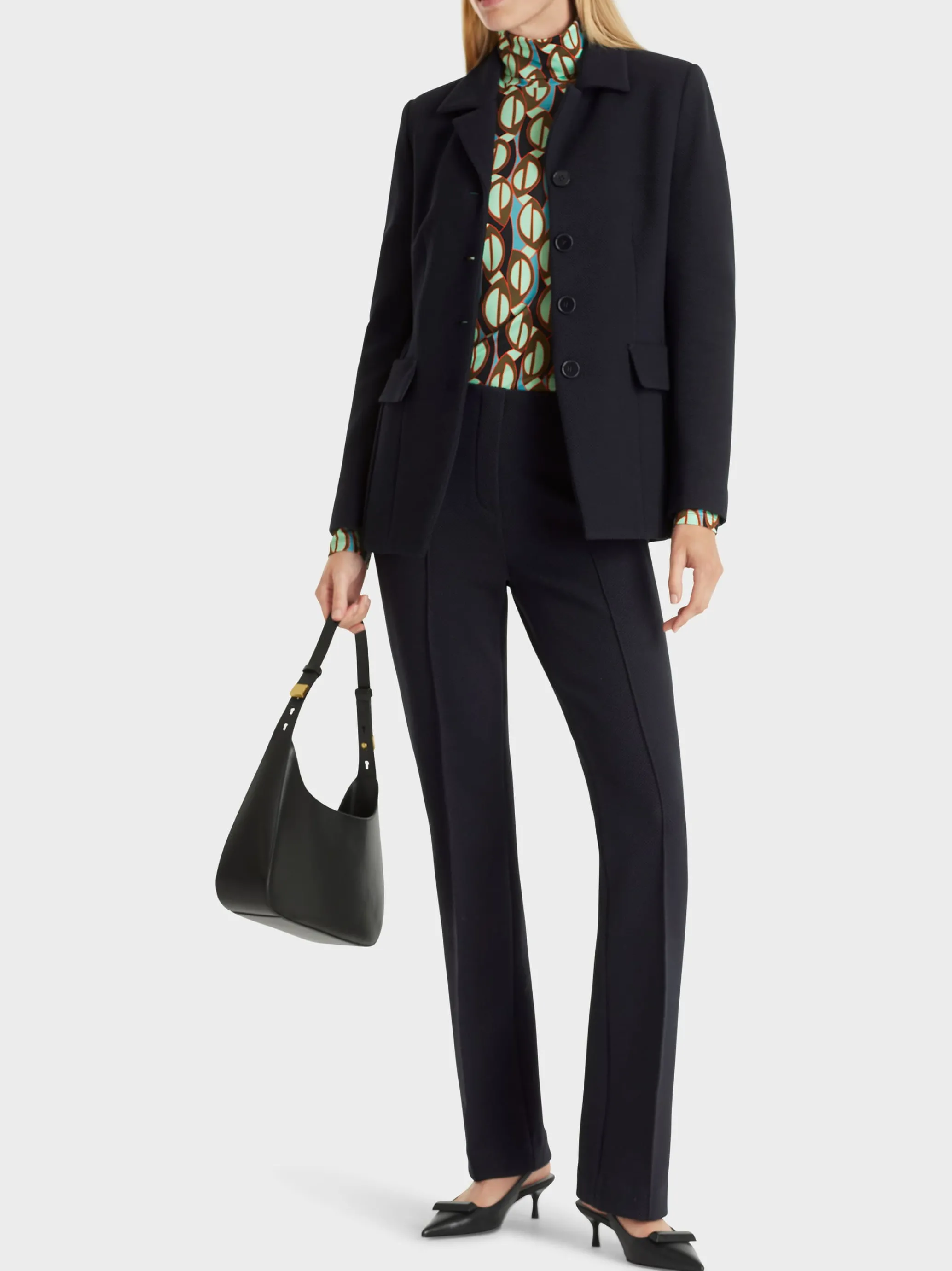 BLAZER MIT SCHMALEM REVERS-Marc Cain Discount