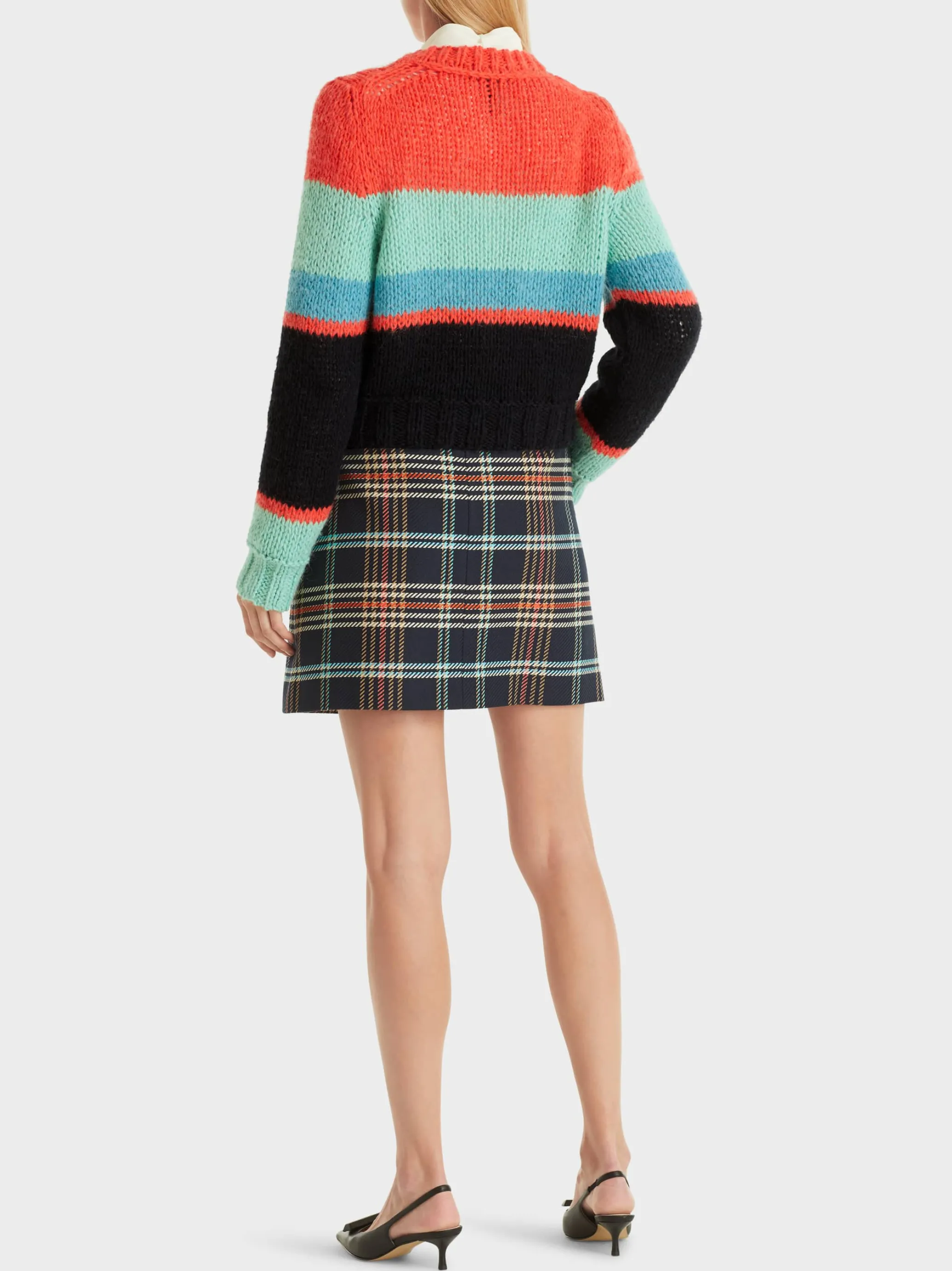 COLOR-BLOCKING-PULLI KNITTED IN GERMANY-Marc Cain Flash Sale