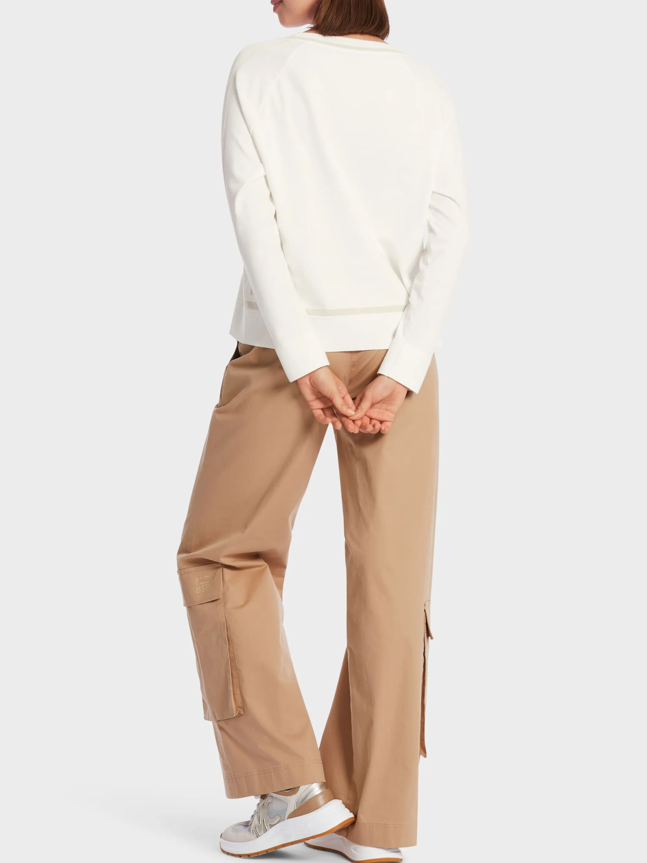 FEMININER SWEATER "RETHINK TOGETHER"-Marc Cain Cheap