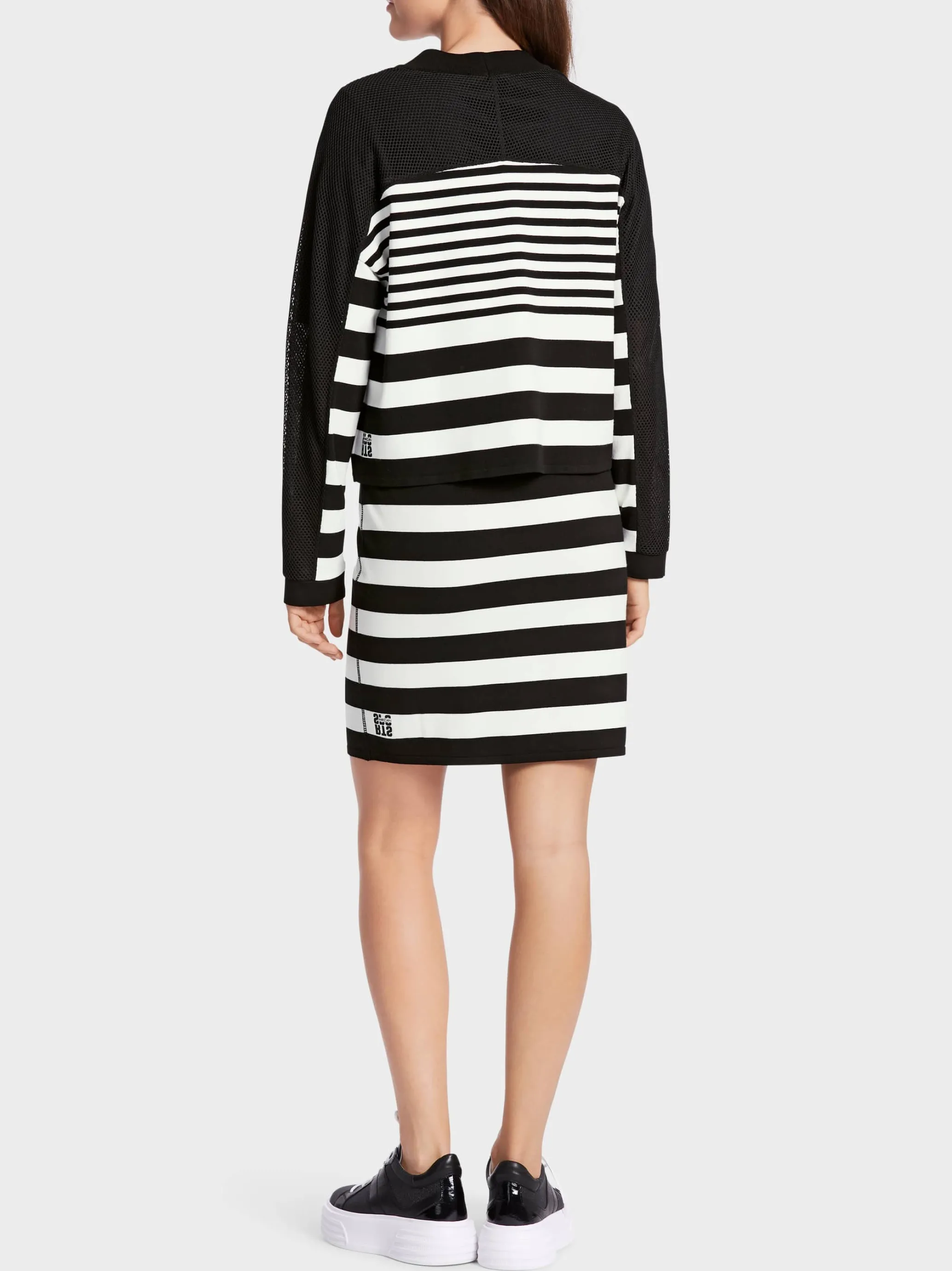 GESTREIFTER CARDIGAN "RETHINK TOGETHER"-Marc Cain Fashion