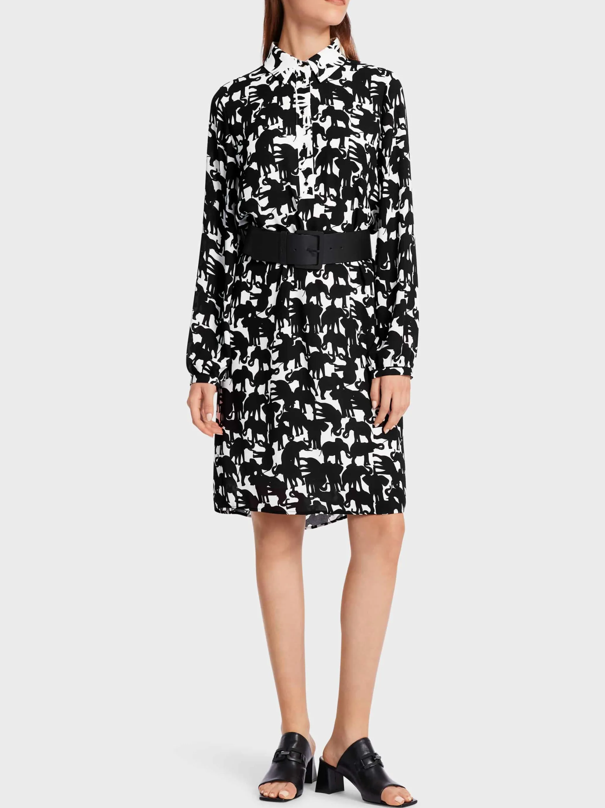 HEMDBLUSENKLEID "RETHINK TOGETHER"-Marc Cain Store