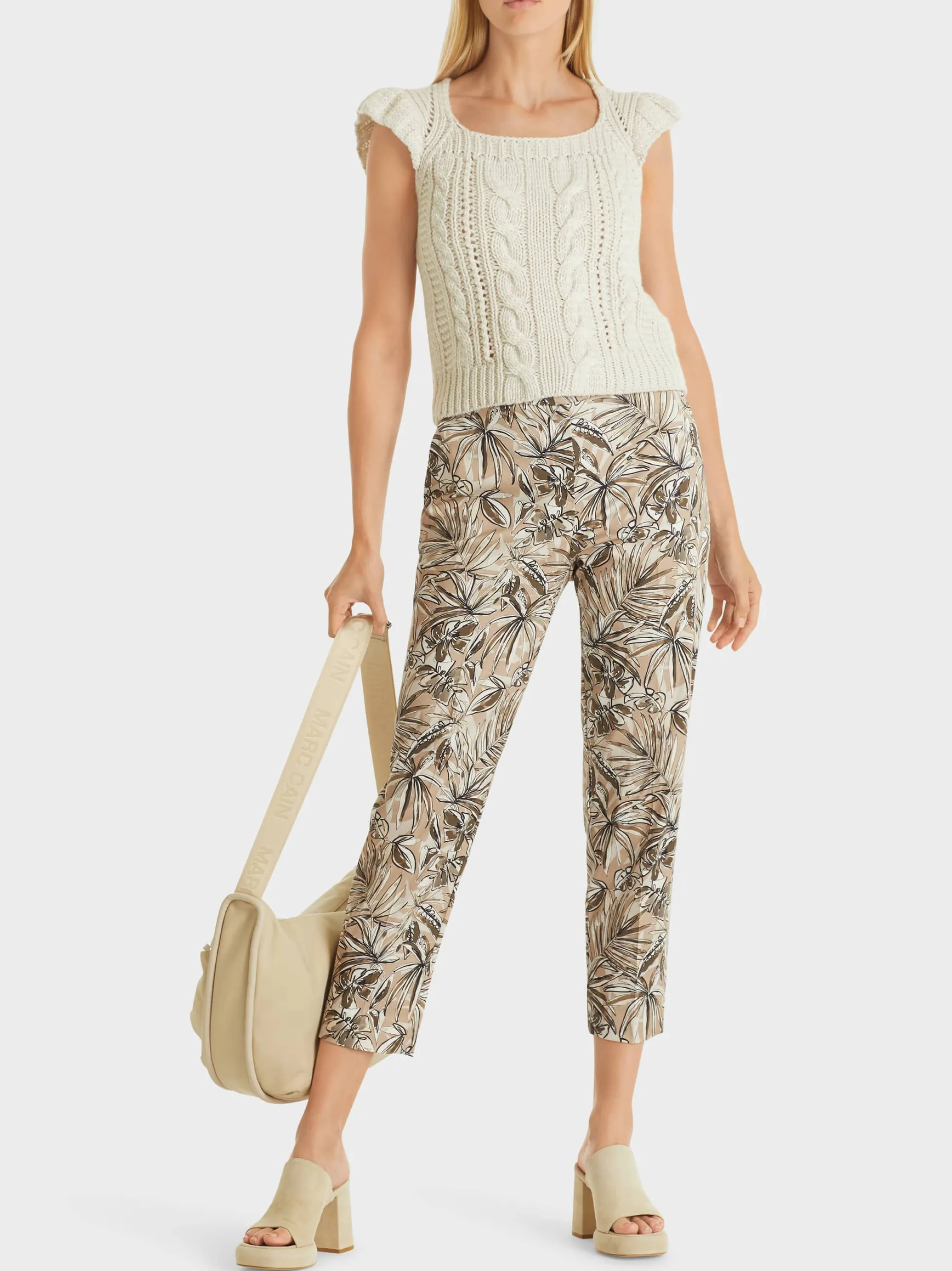 HOSE FUSHUN MIT FLORALEM PRINT-Marc Cain Hot