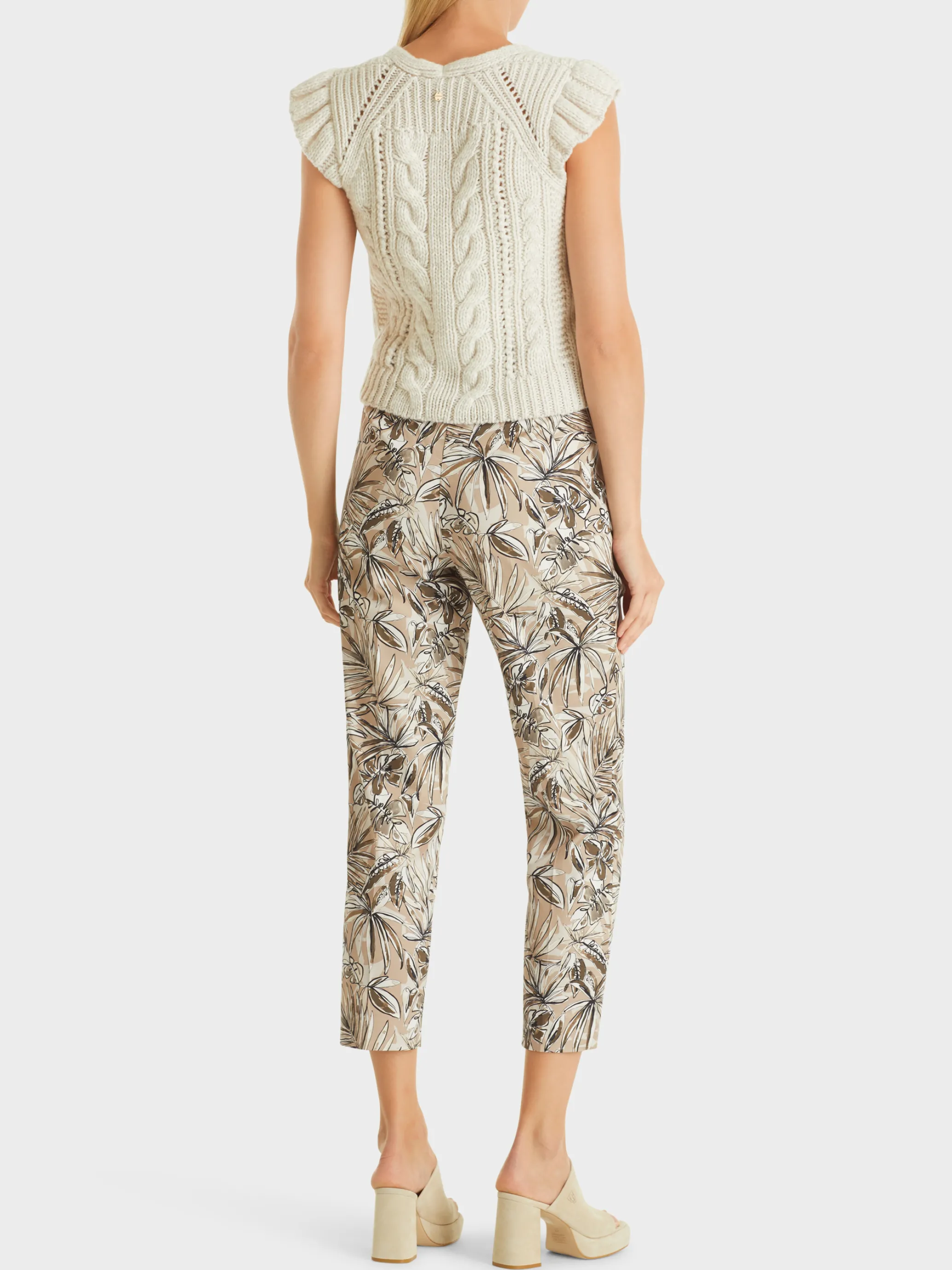 HOSE FUSHUN MIT FLORALEM PRINT-Marc Cain Hot