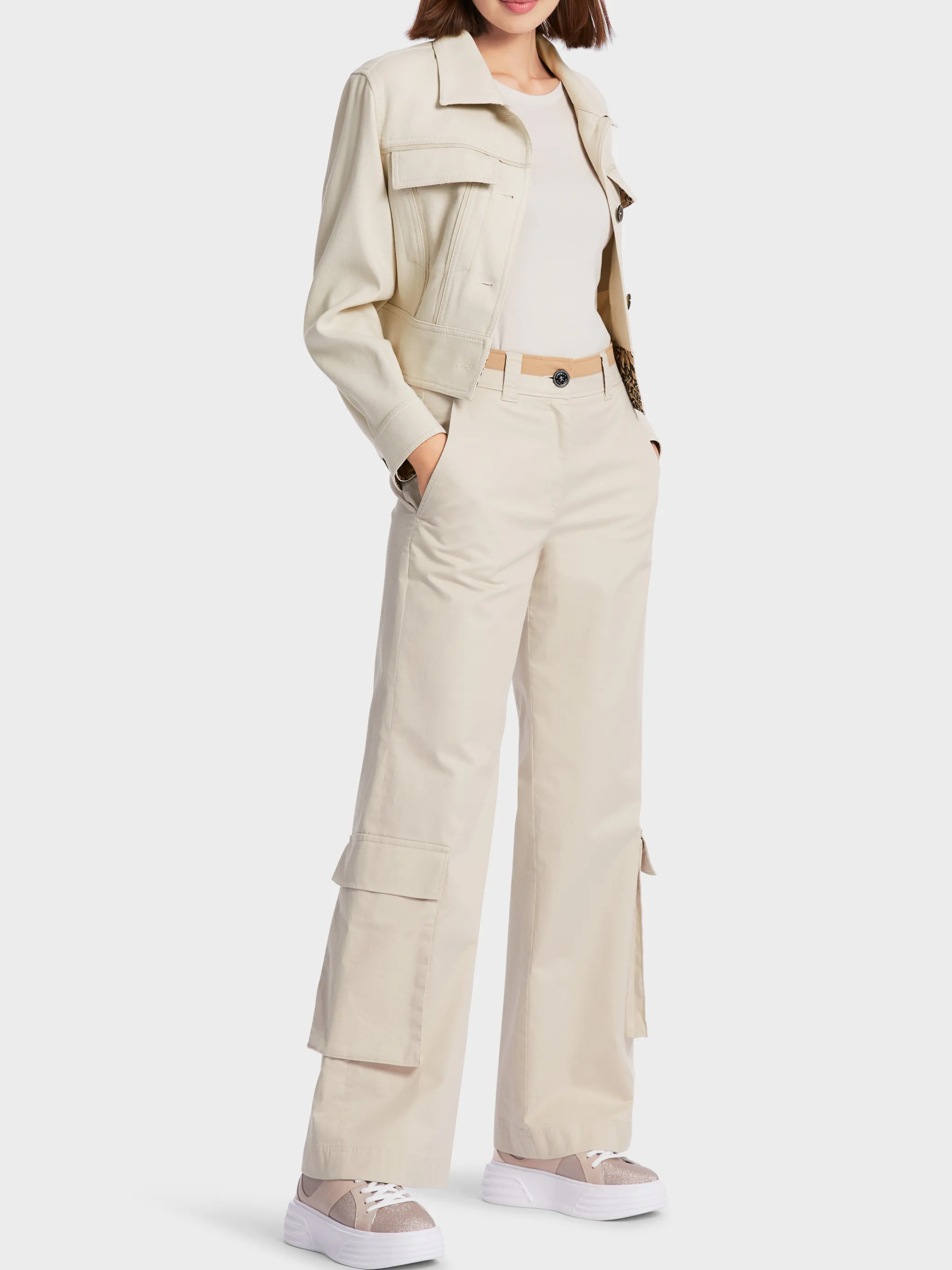 HOSE WARRI MIT WEITEM UND LANGEM BEIN-Marc Cain Clearance