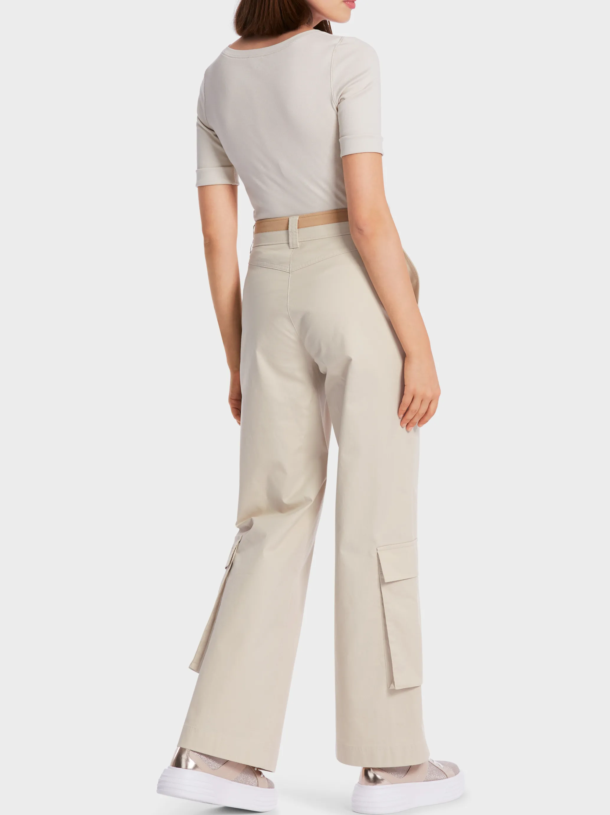 HOSE WARRI MIT WEITEM UND LANGEM BEIN-Marc Cain Clearance
