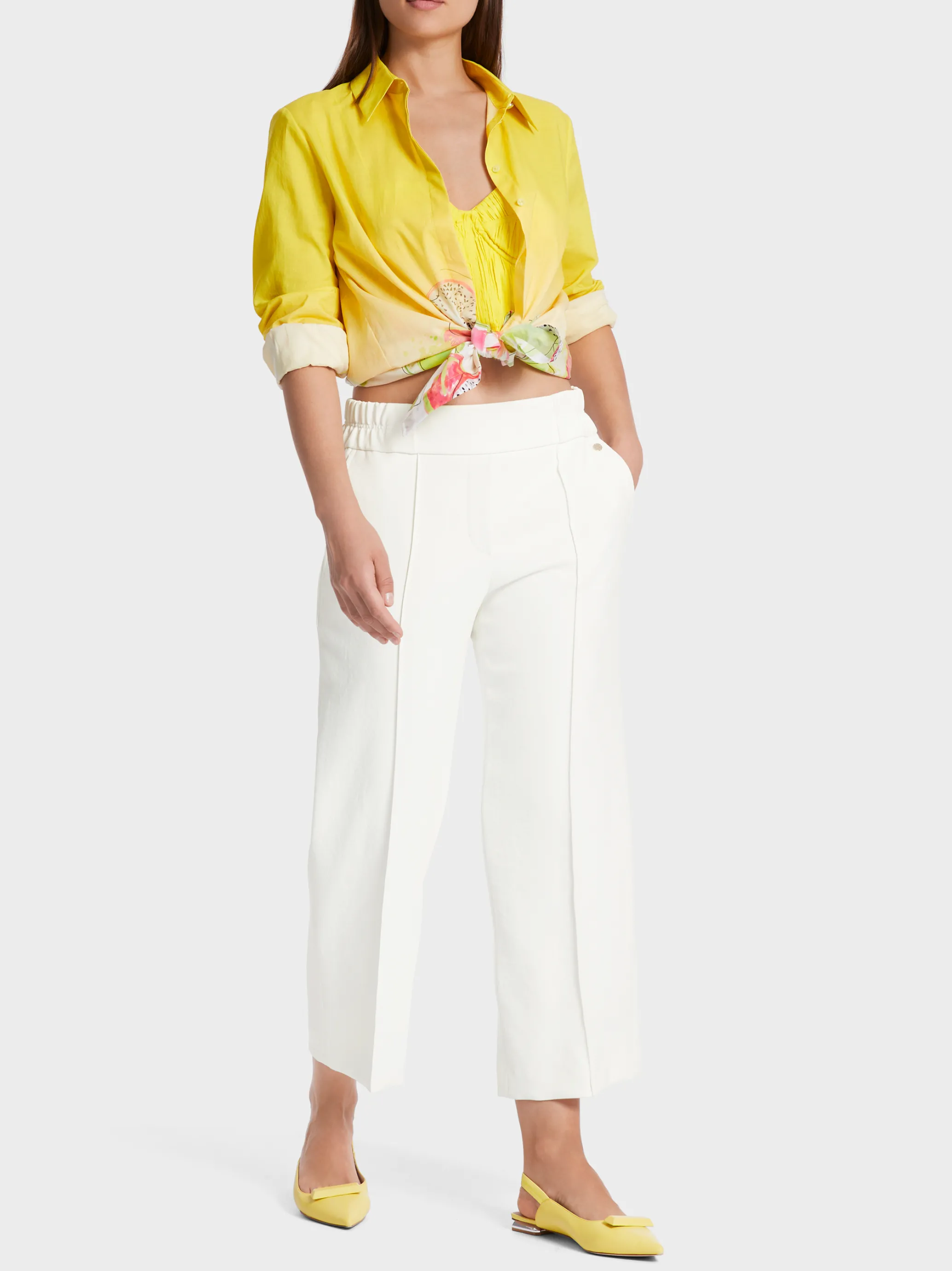 HOSE WASHINGTON MIT WEITEM BEIN-Marc Cain Best Sale