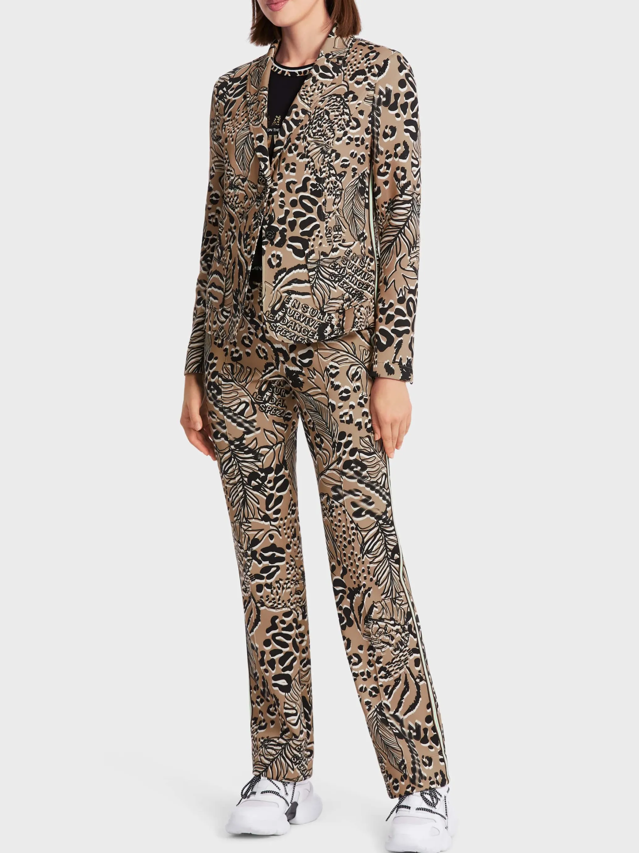 JERSEYBLAZER MIT FLORALEM PRINT-Marc Cain Best