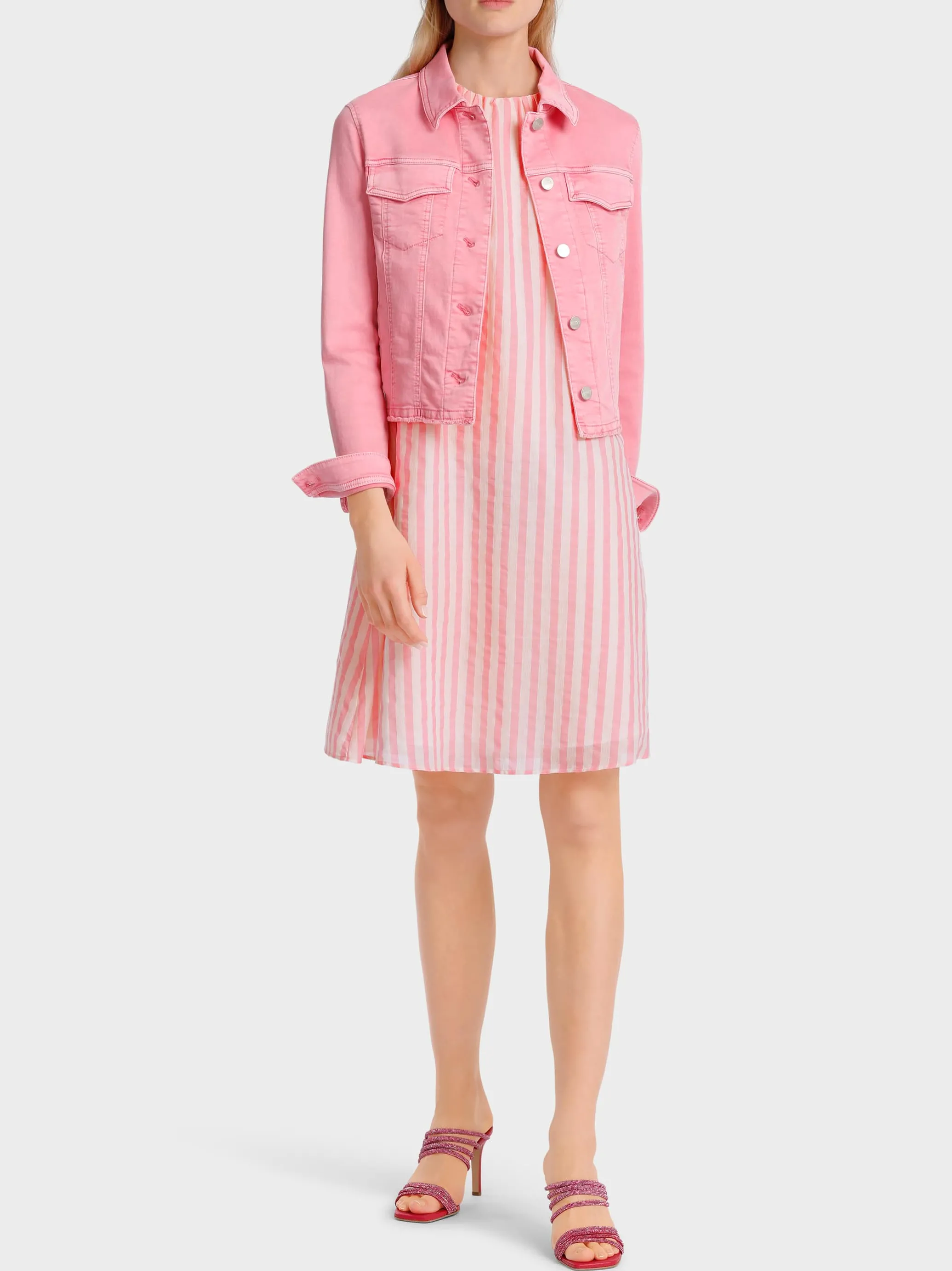KLEID IN A-LINIE MIT LÄNGSSTREIF-Marc Cain Hot