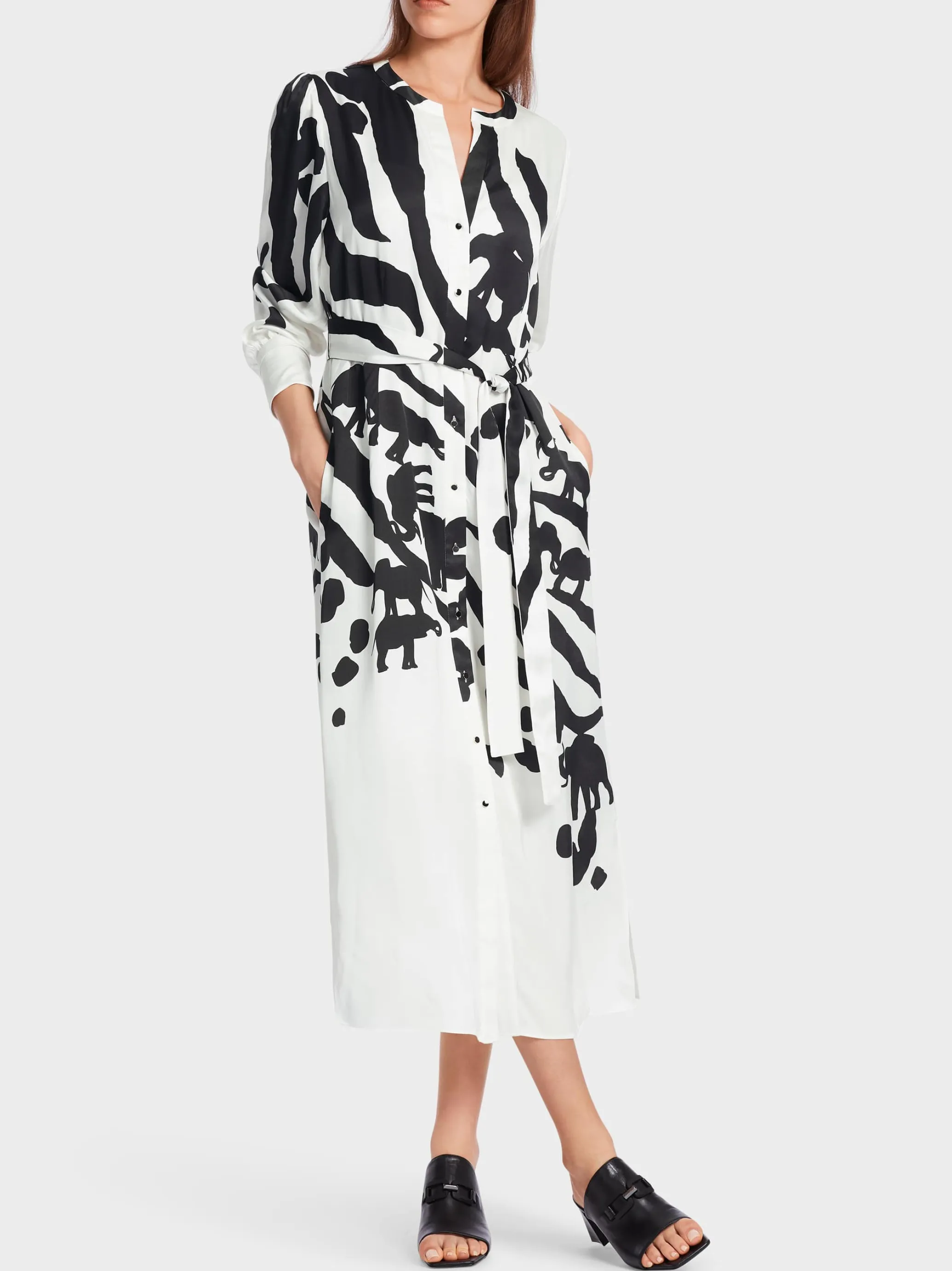 KLEID MIT PRINT-Marc Cain Flash Sale