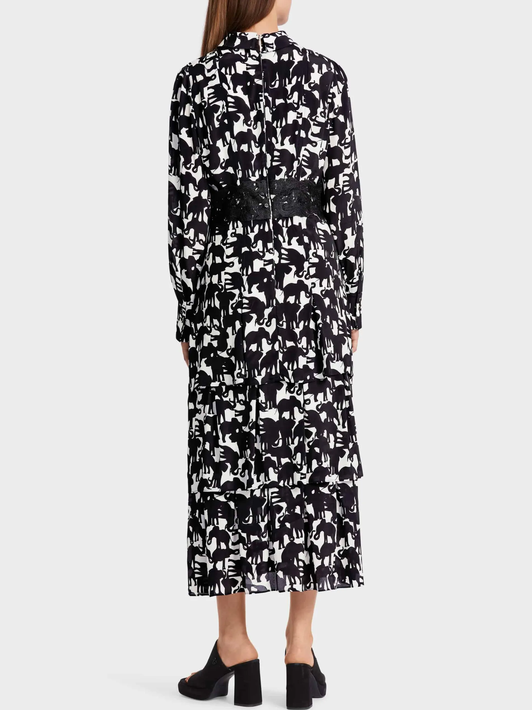 KLEID MIT SEIDE-Marc Cain Outlet