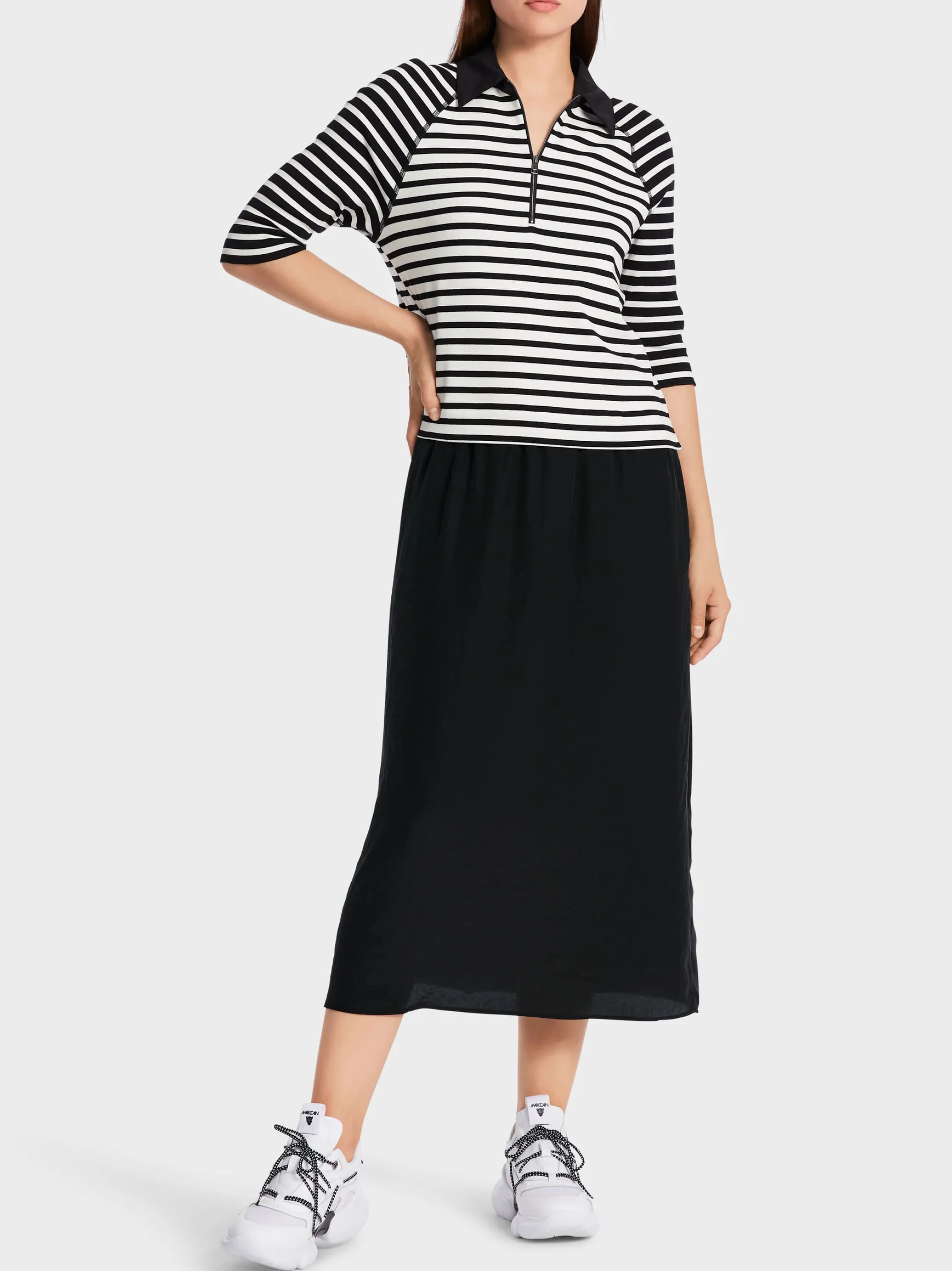 KLEID MIT TWO-IN-ONE-EFFEKT-Marc Cain Cheap