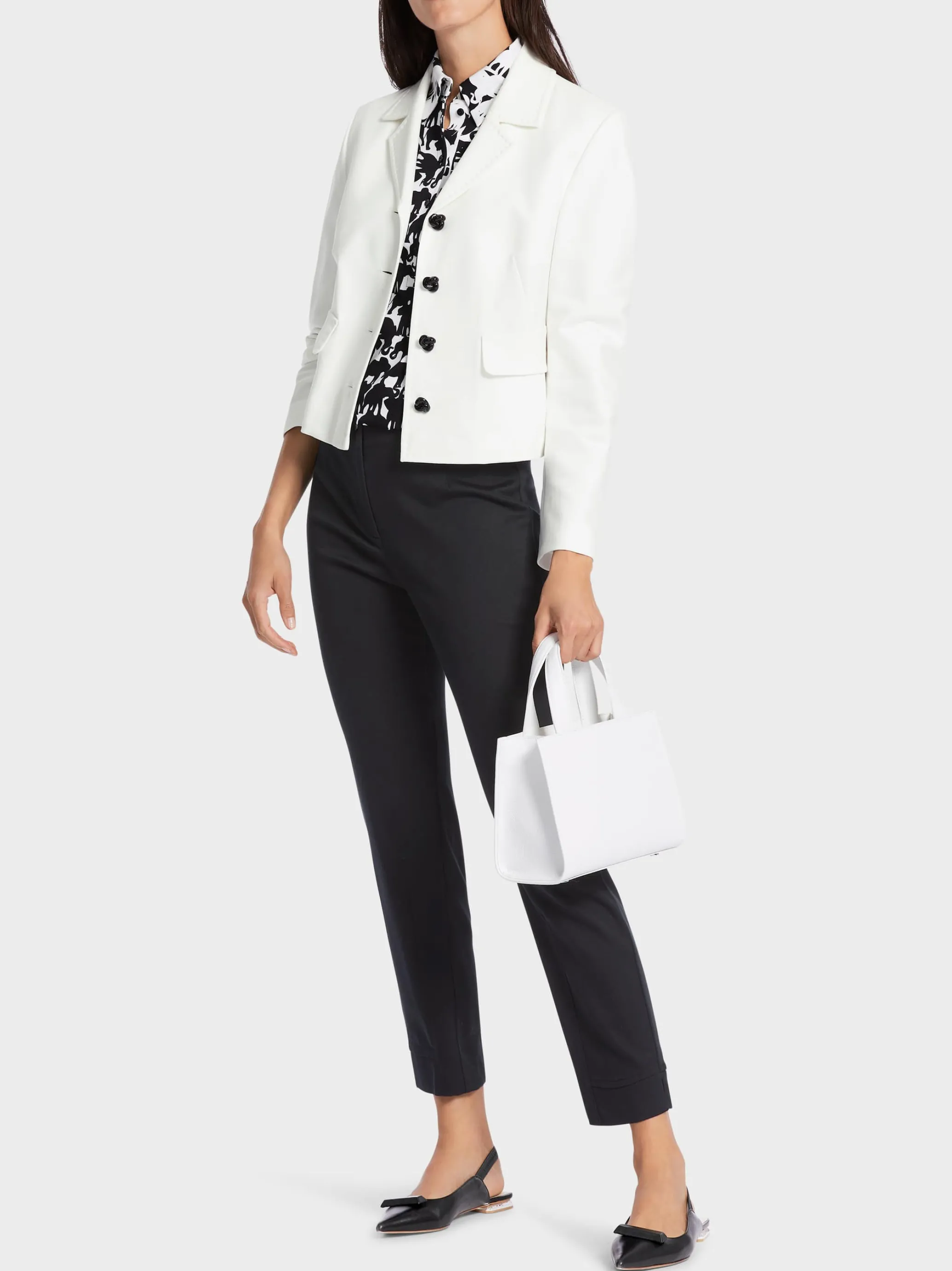 KURZER BLAZER MIT GESTEPPTEN KANTEN-Marc Cain Clearance