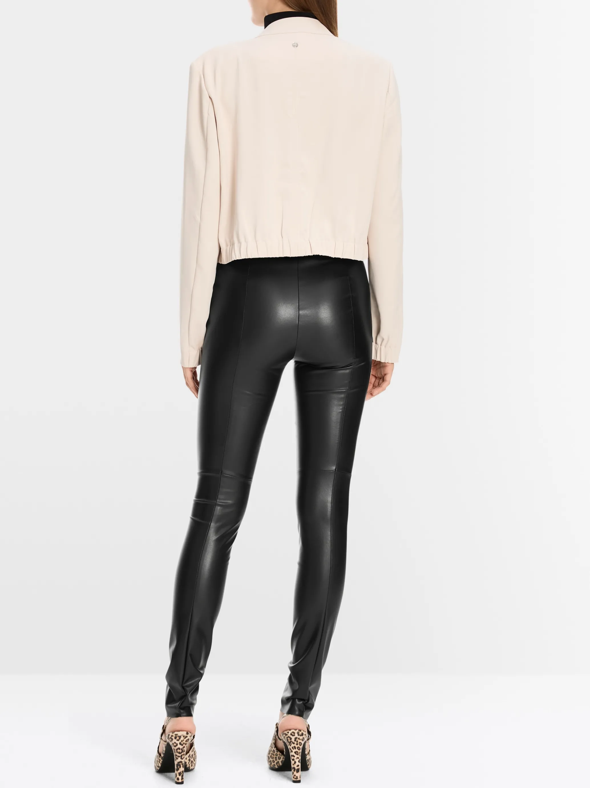 LEGGINGS AUS KUNSTLEDER-Marc Cain Online