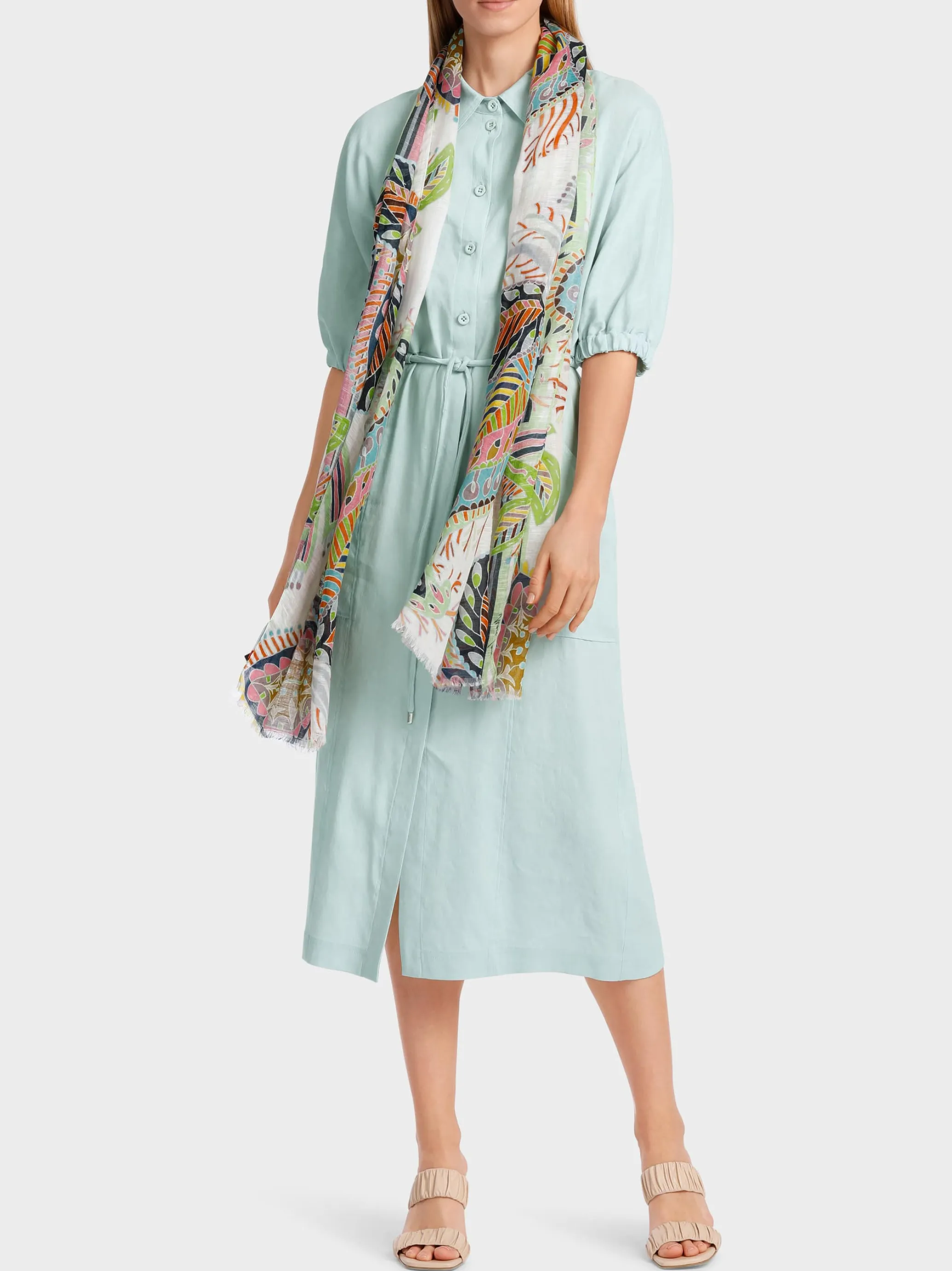 MIDIKLEID MIT KIMONO-ÄRMELN-Marc Cain Store