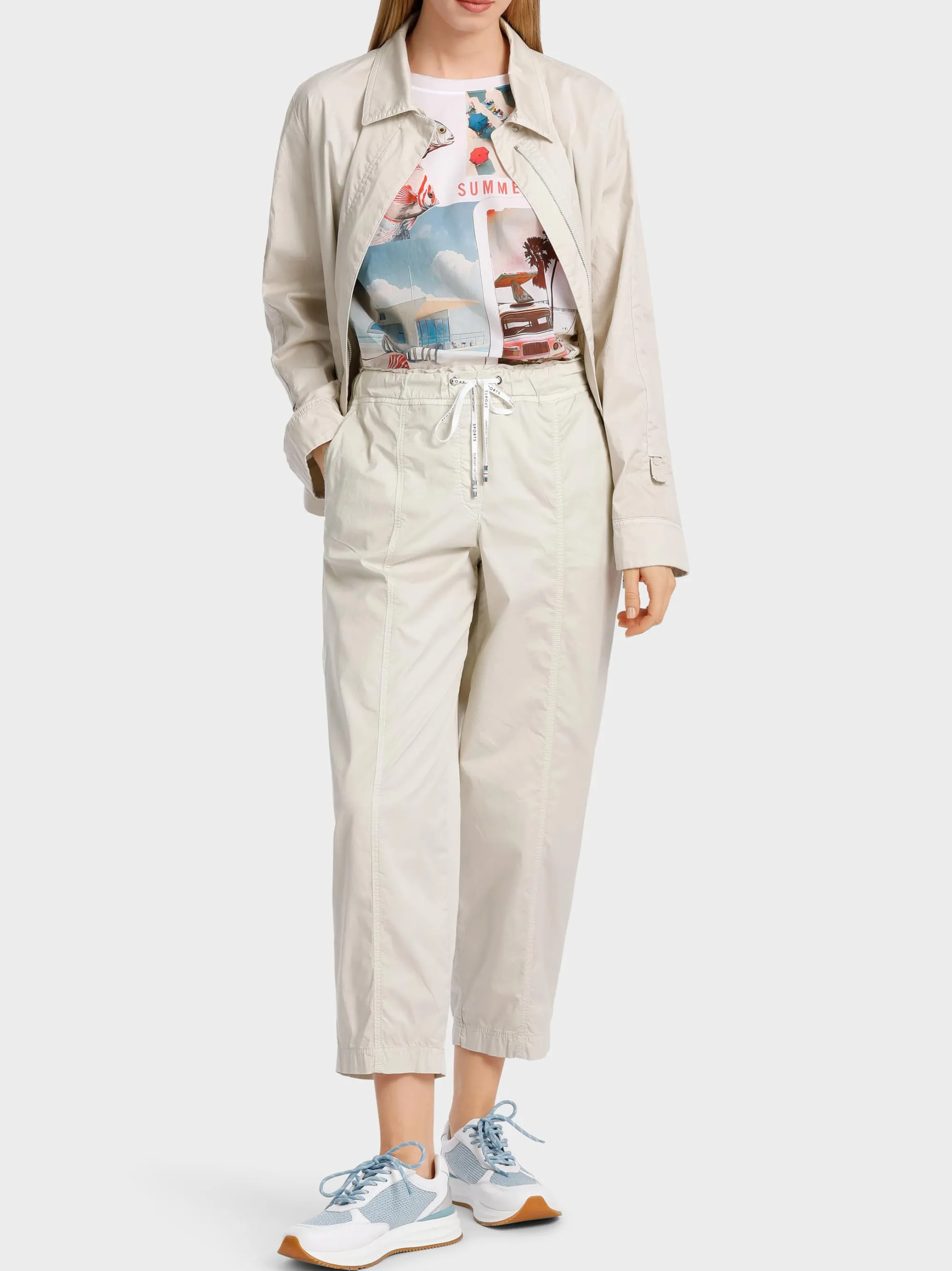 MODELL WIDNES IN LIGHT COTTON-Marc Cain Flash Sale