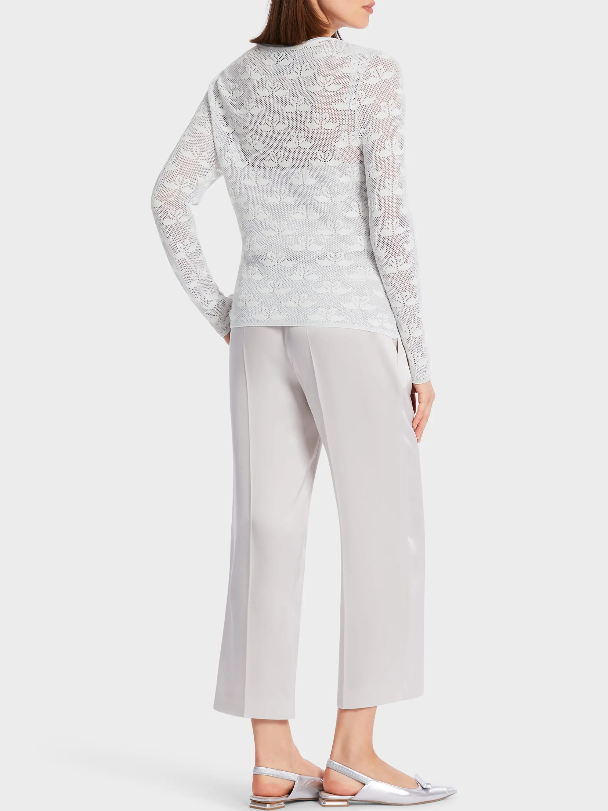 NETZ-PULLOVER KNITTED IN GERMANY-Marc Cain Clearance