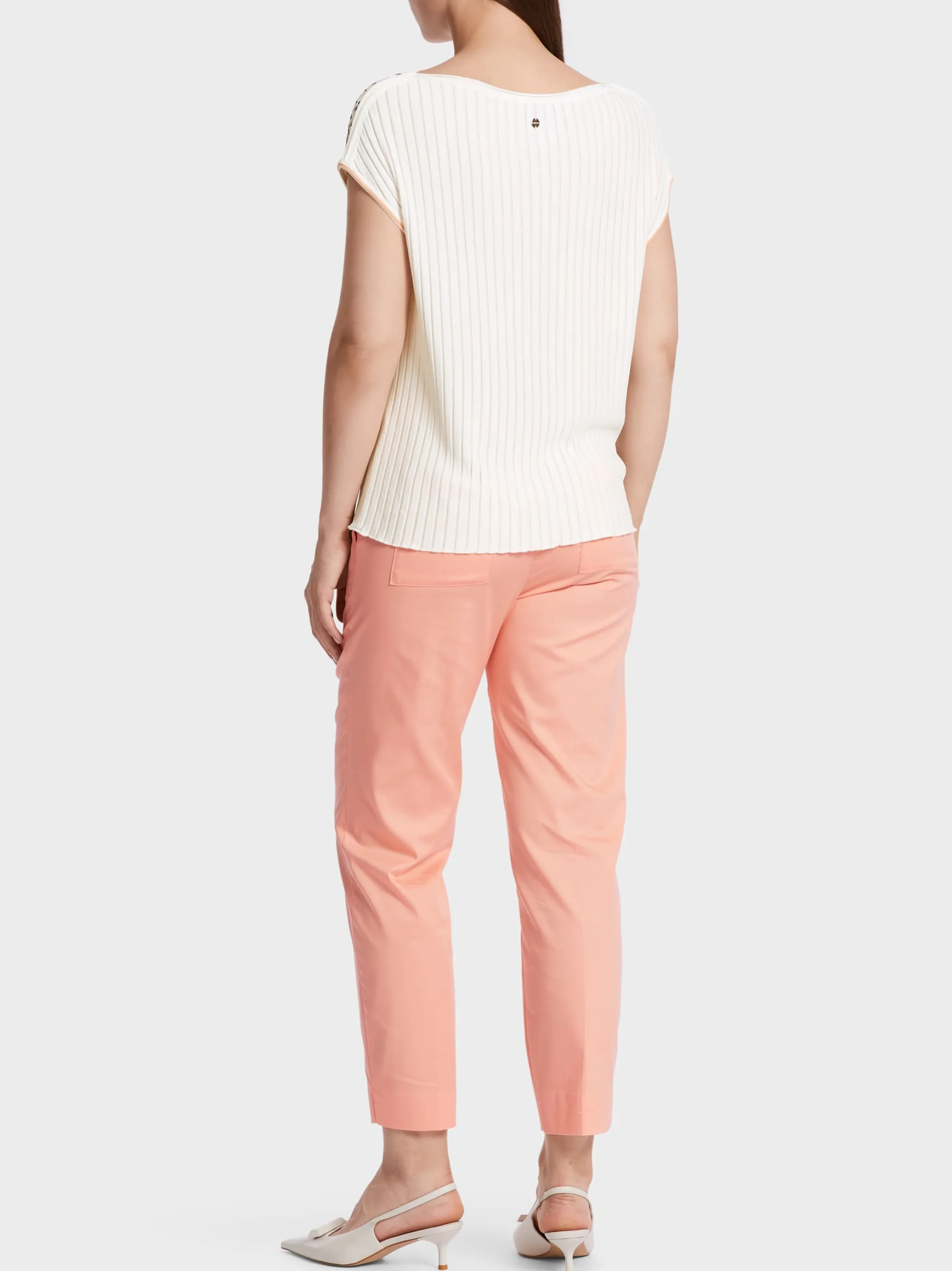 PLISSIERTER PULLI KNITTED IN GERMANY-Marc Cain Online