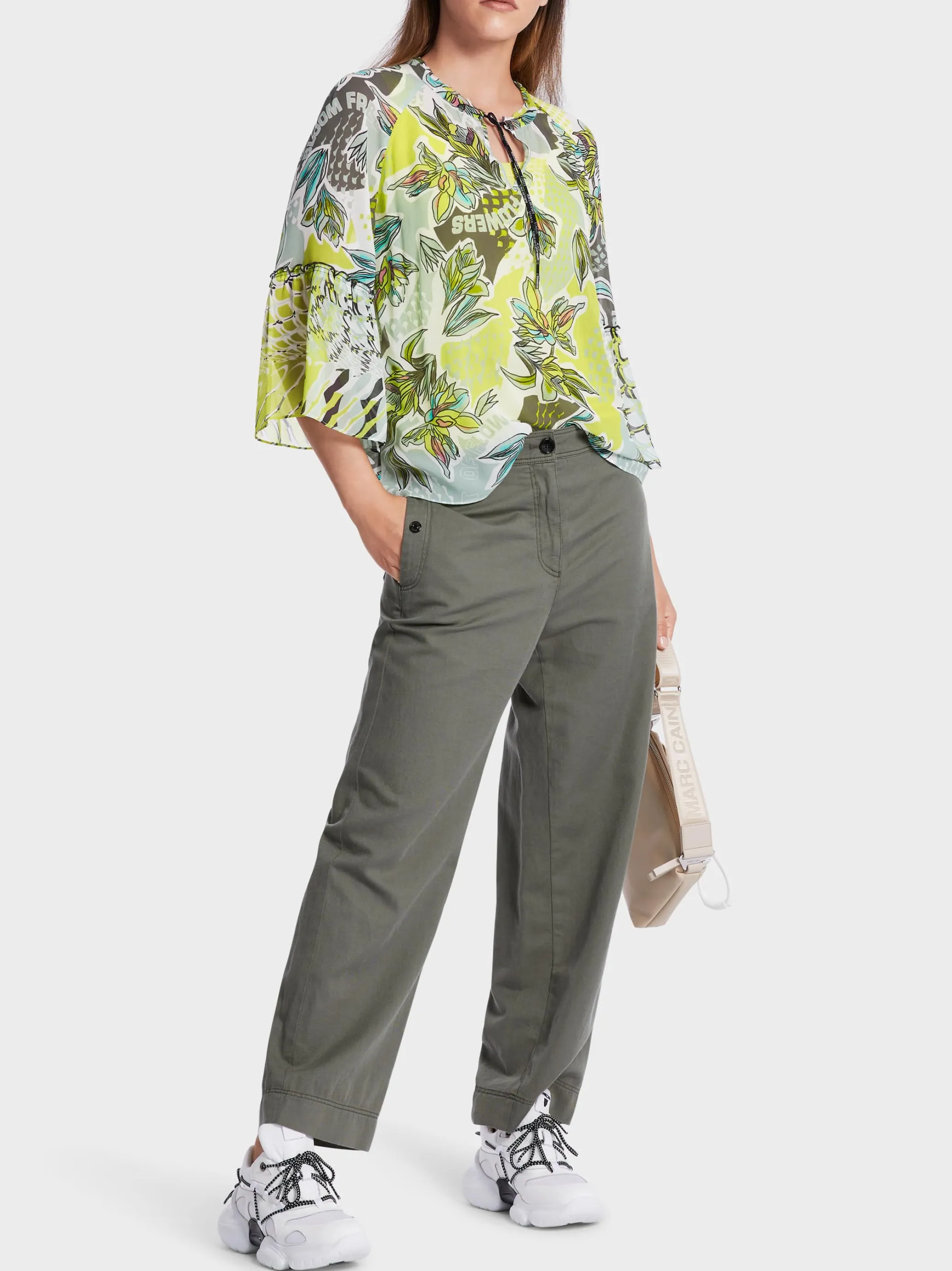 RAGLANBLUSE AUS VISKOSECRÊPE-Marc Cain Discount