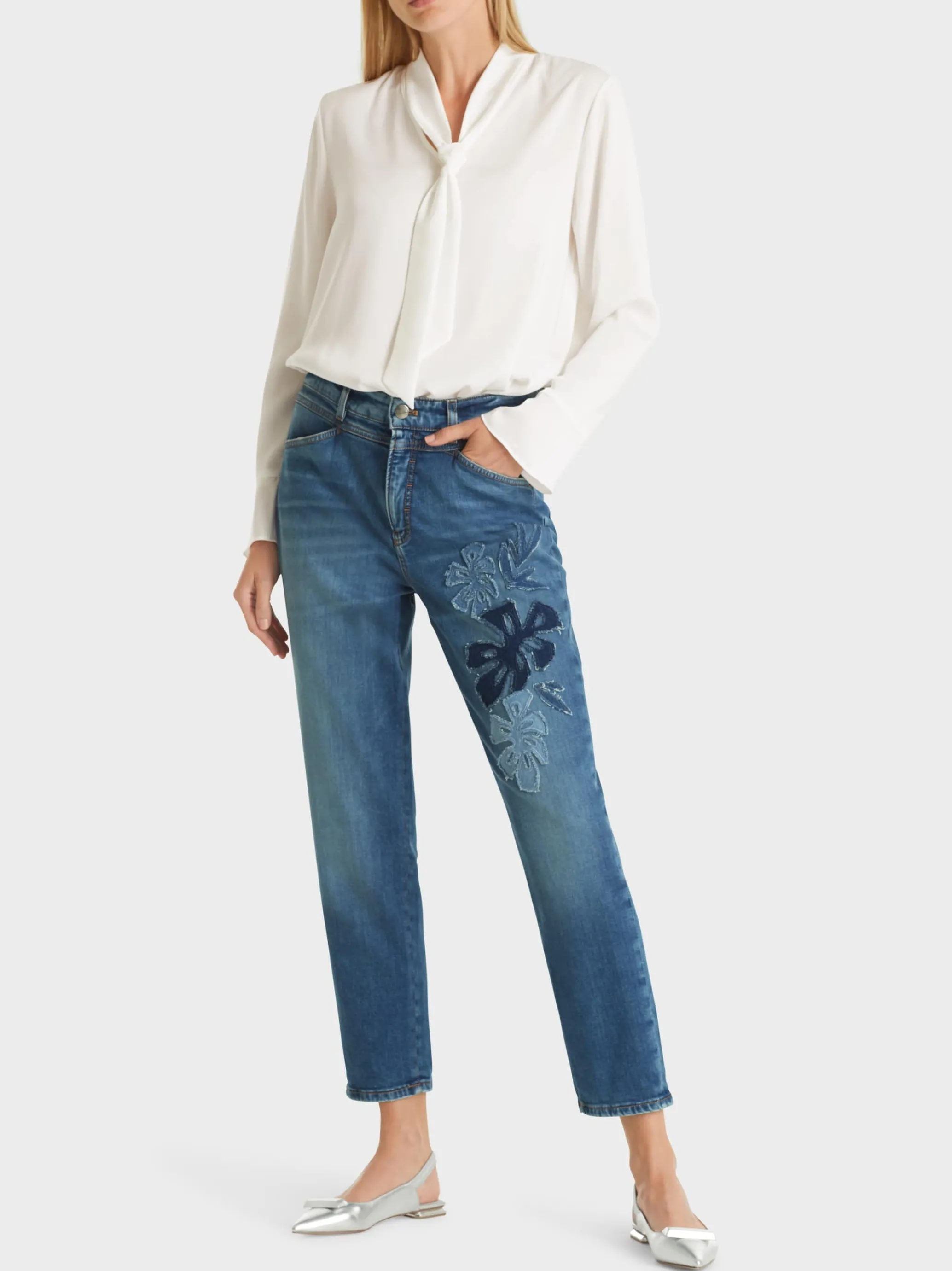 "RETHINK TOGETHER" JEANS RIAD-Marc Cain Sale