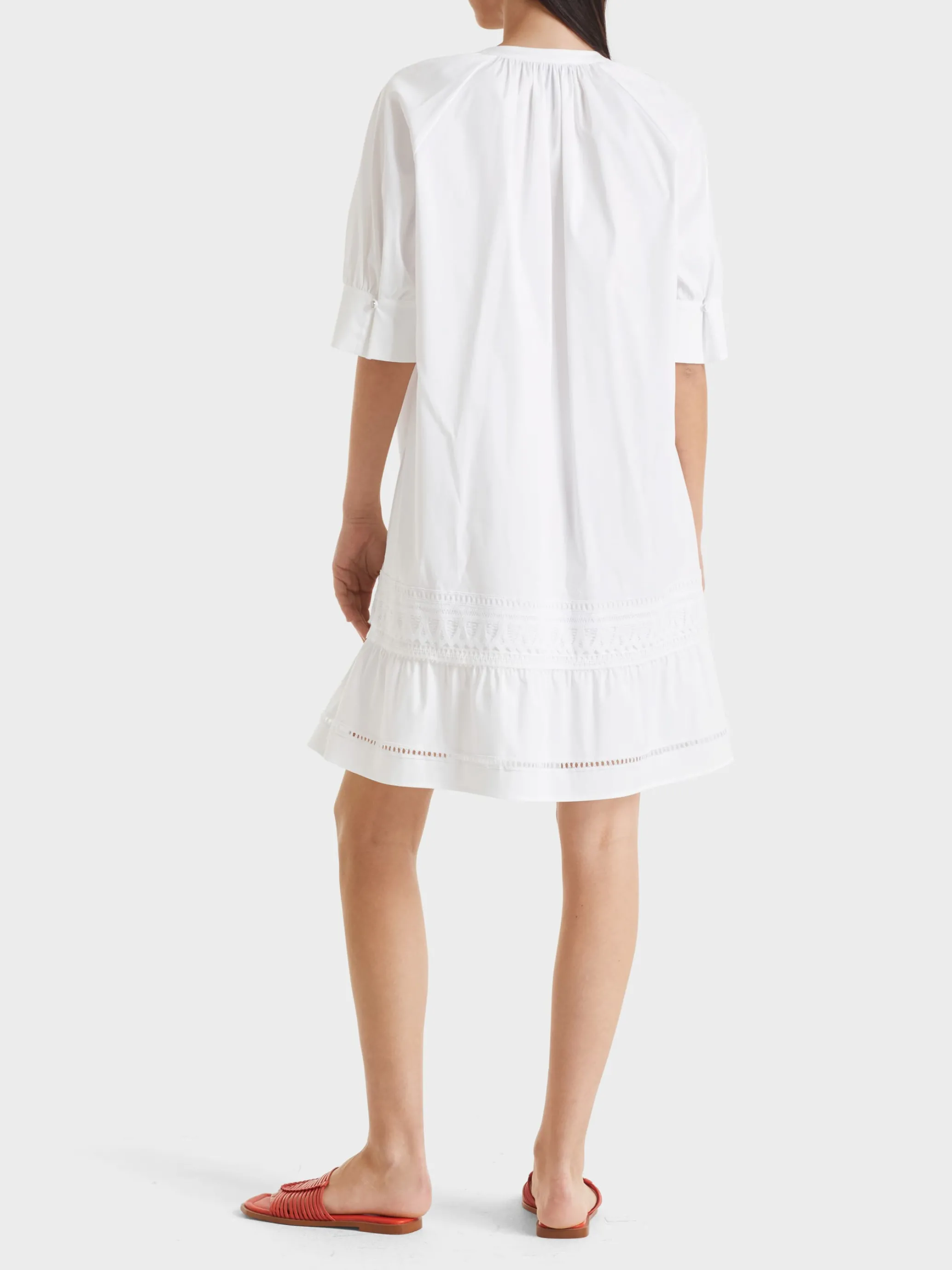 ROMANTISCHES RAGLANKLEID MIT STUFE-Marc Cain Best Sale