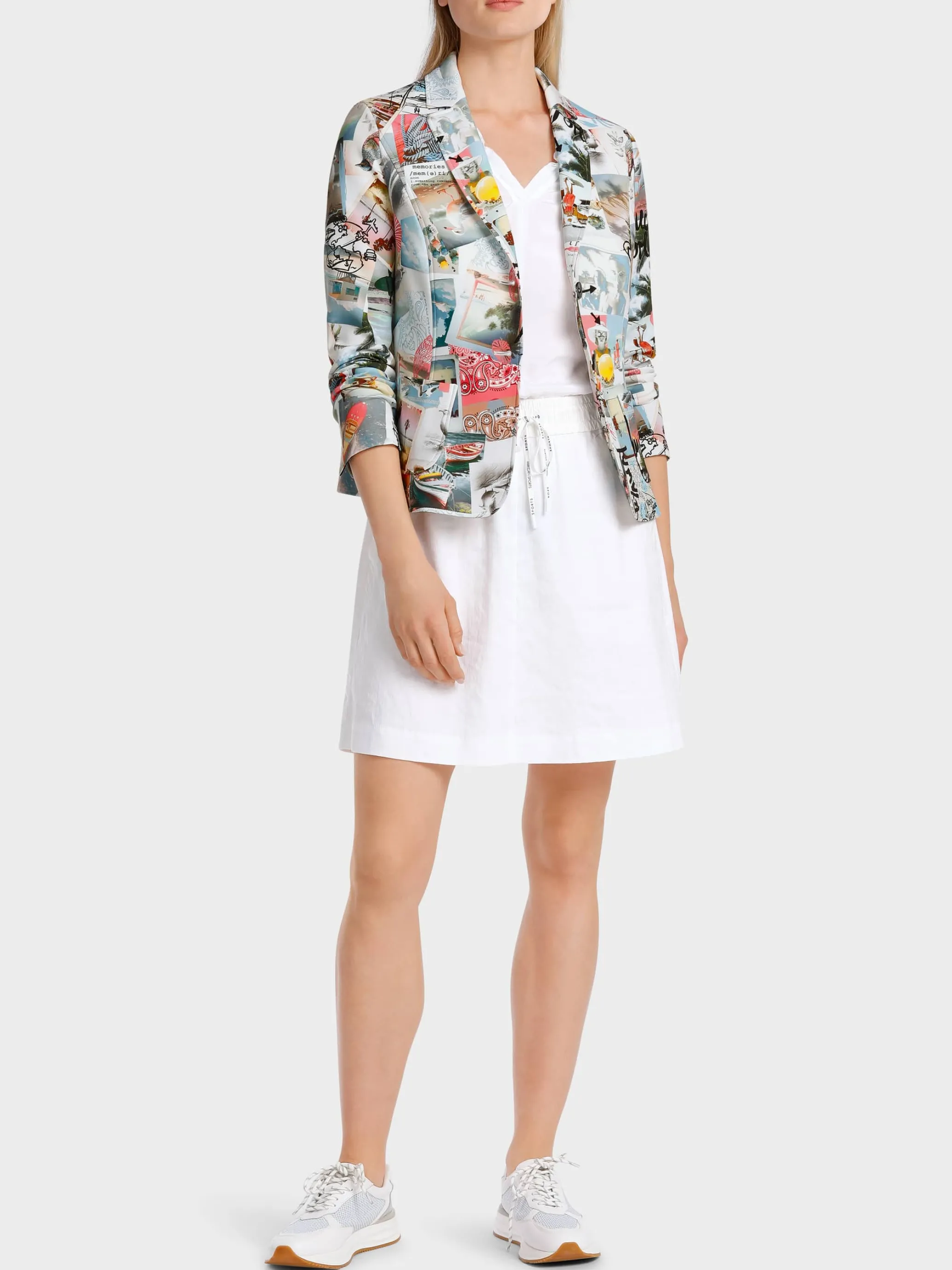 SCUBA-BLAZER MIT MEMORIESPRINT-Marc Cain New