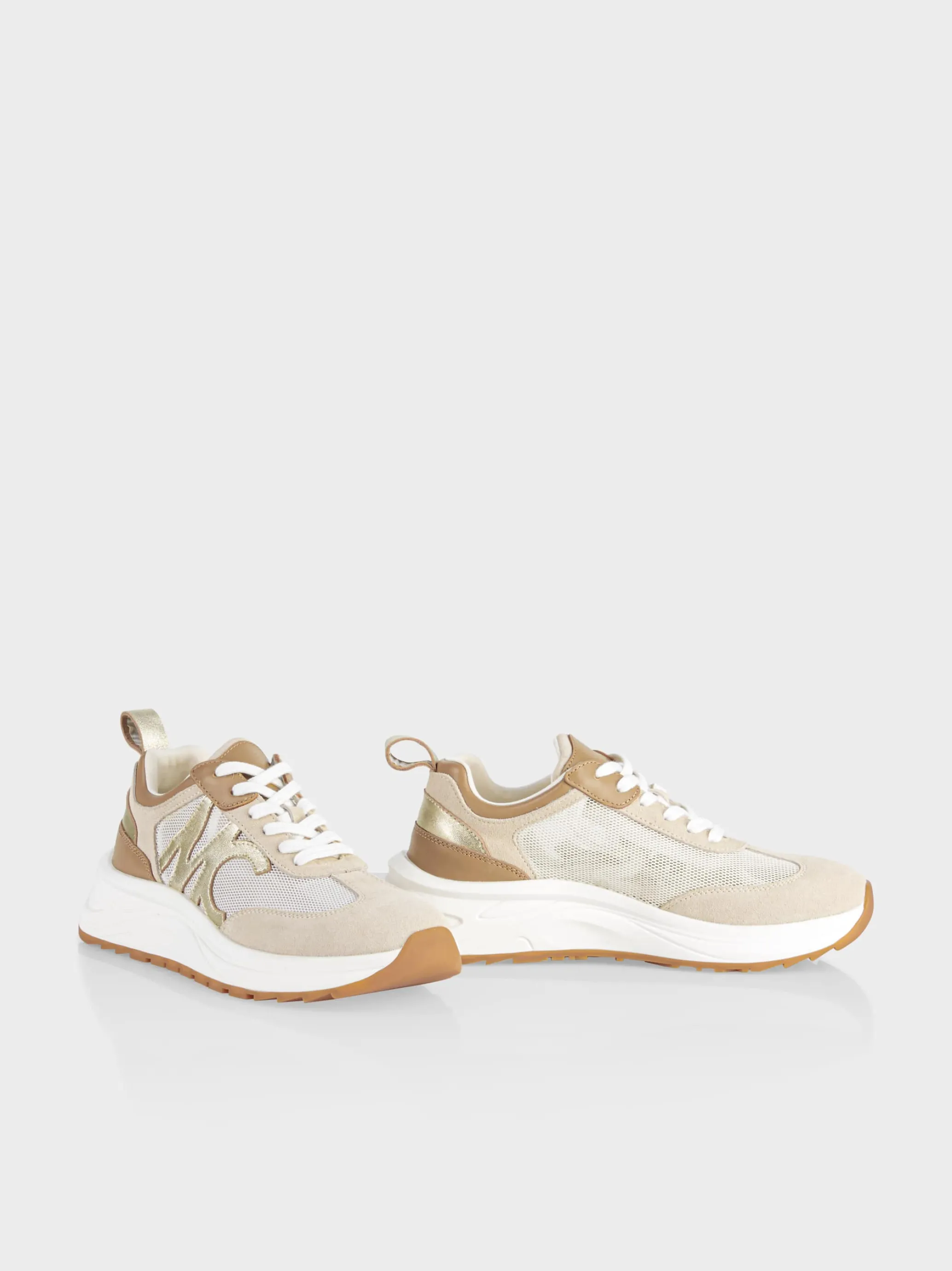 SNEAKER IM MATERIALMIX-Marc Cain Flash Sale