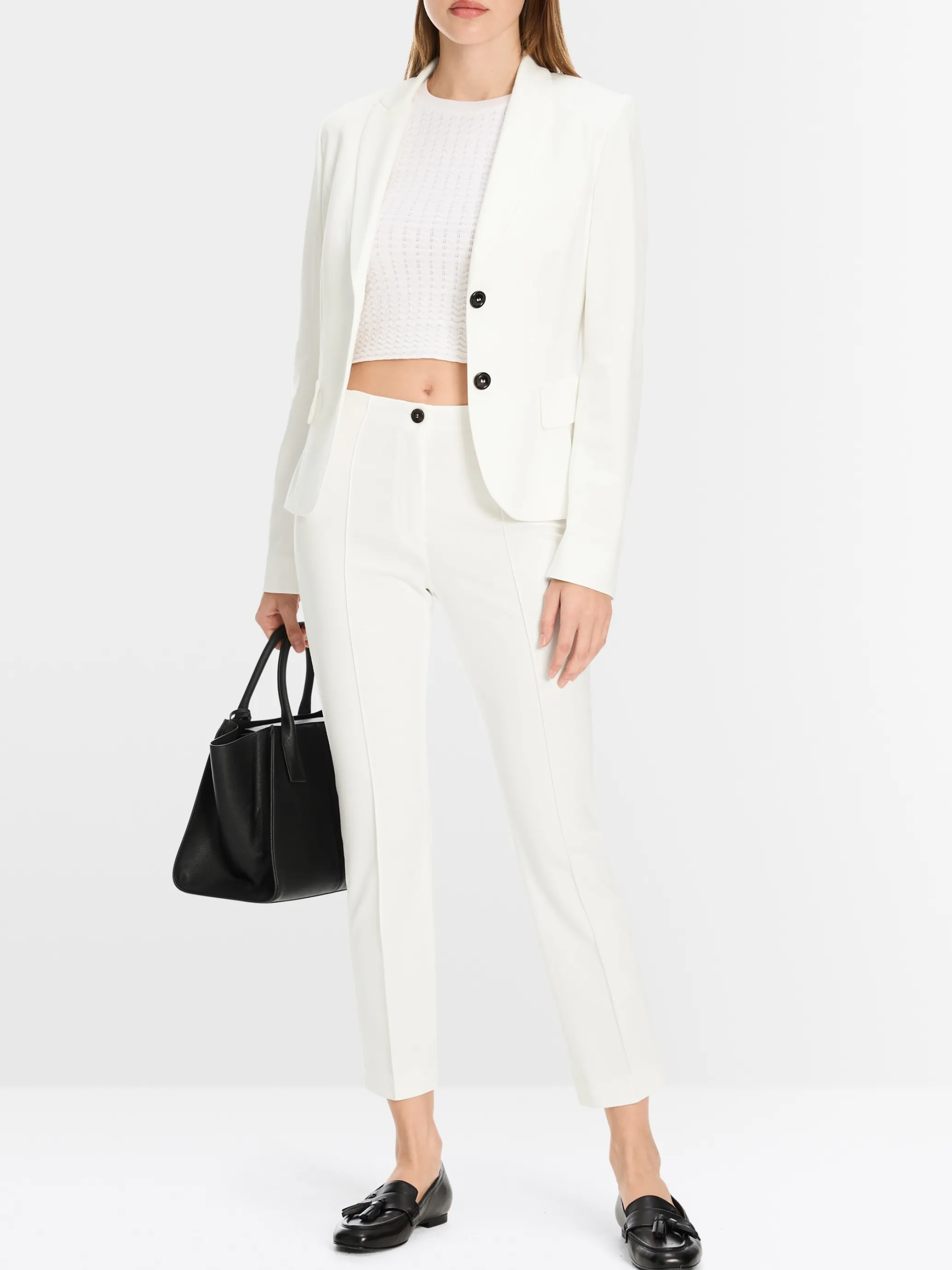 STRETCH-HOSE MIT BIESEN-Marc Cain Sale