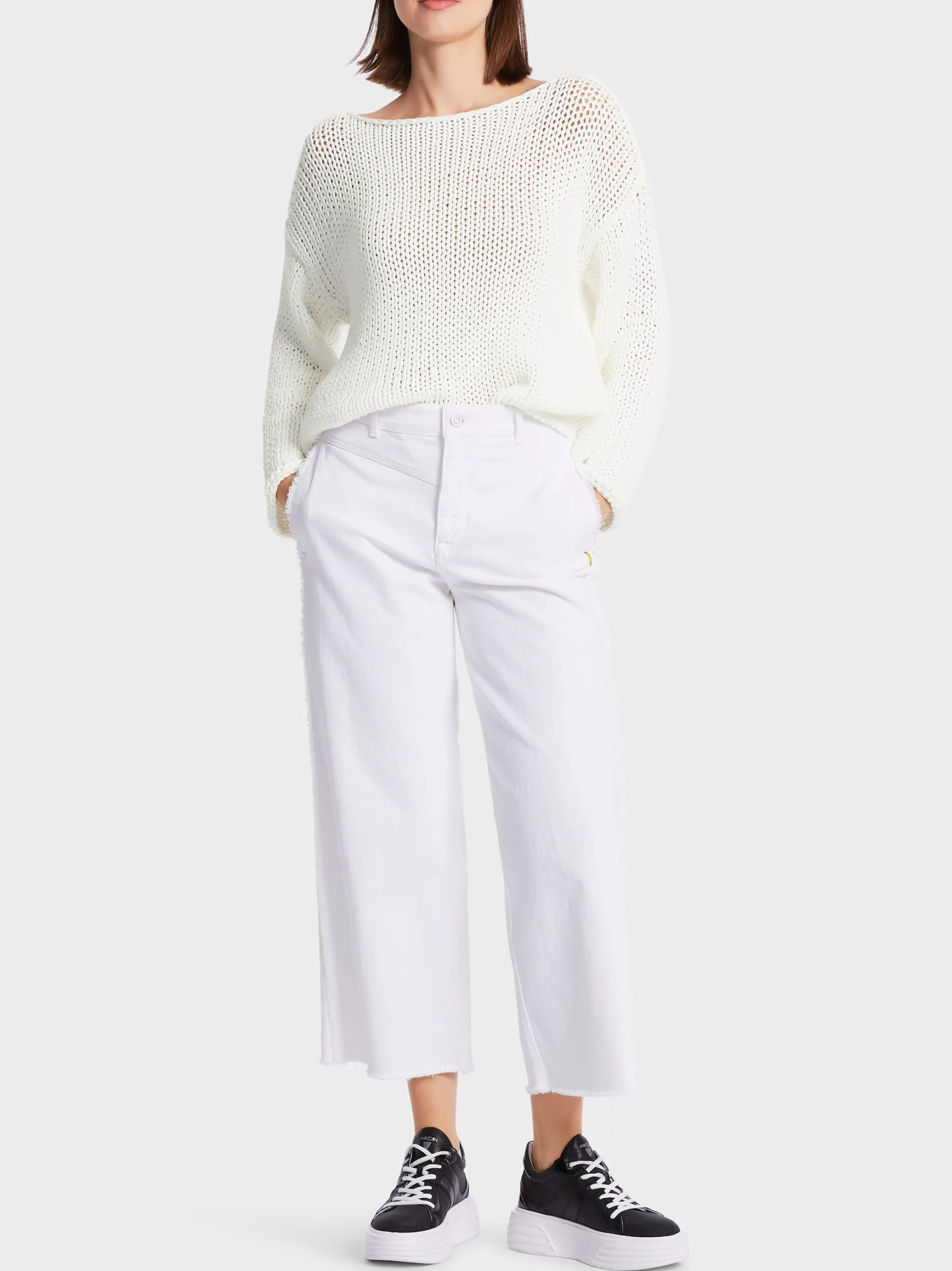 SWEATER IN GROBSTRICK KNITTED IN GERMANY-Marc Cain Flash Sale