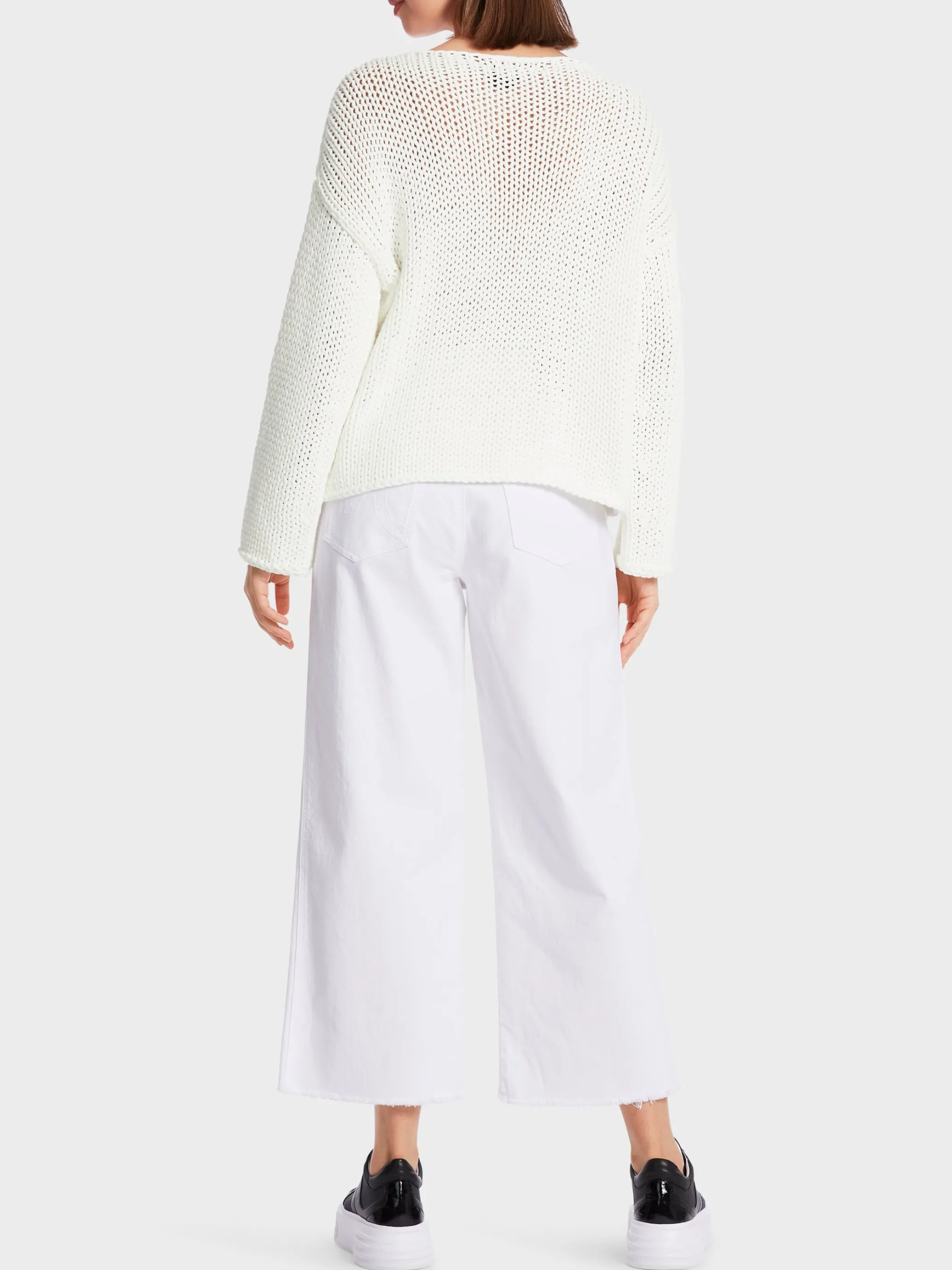 SWEATER IN GROBSTRICK KNITTED IN GERMANY-Marc Cain Flash Sale