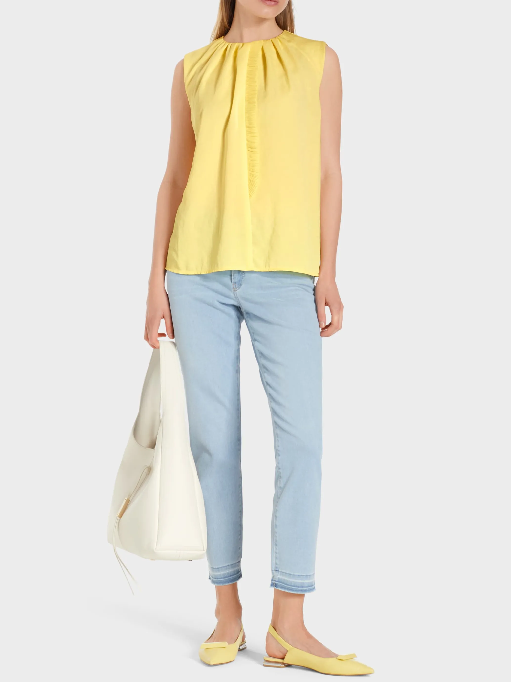 TOP MIT RÜSCHEN-DETAIL-Marc Cain Store
