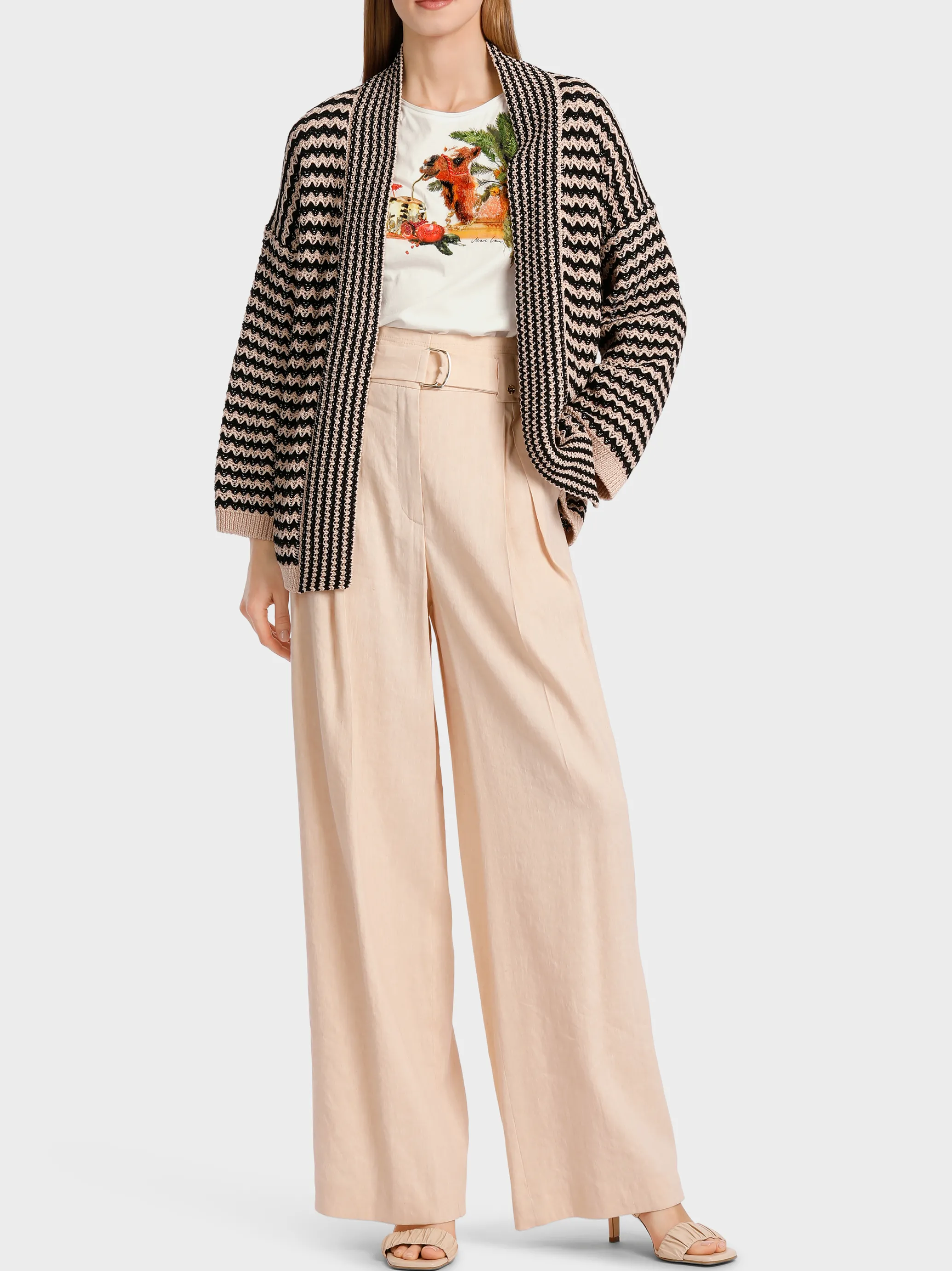 T-SHIRT MIT FANCY ANIMAL-PRINT-Marc Cain Best