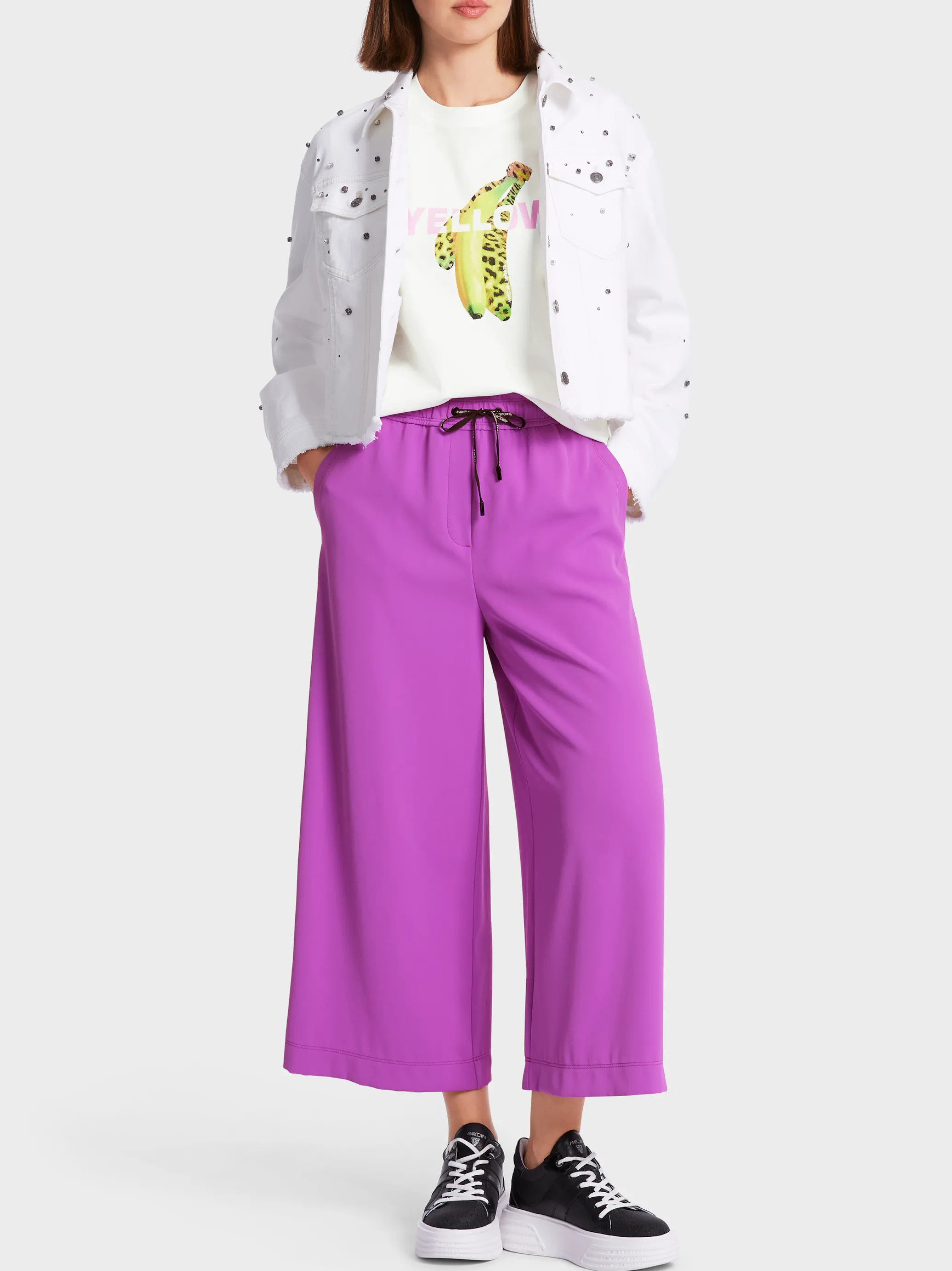 T-SHIRT MIT FOTOPRINT „RETHINK TOGETHER“-Marc Cain Sale