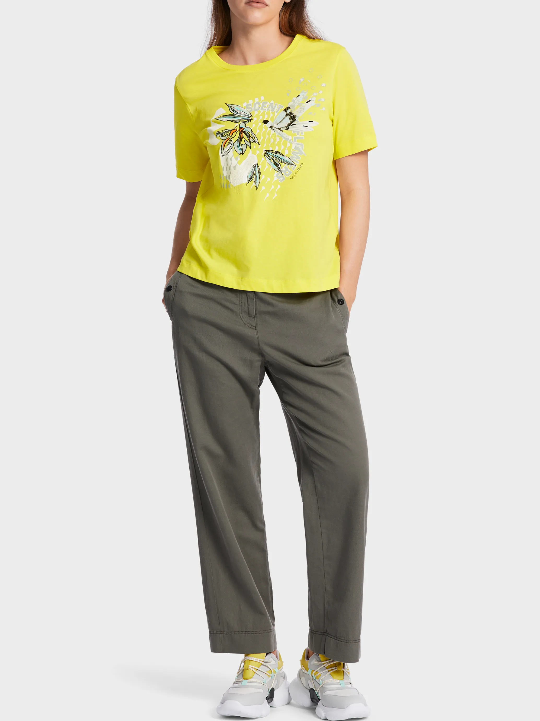 T-SHIRT MIT PRINT "RETHINK TOGETHER"-Marc Cain Cheap