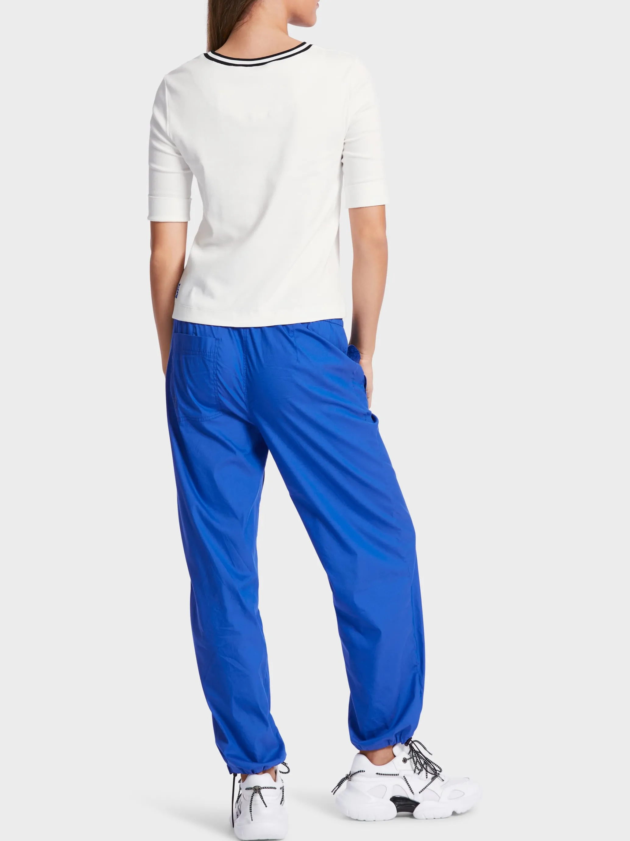T-SHIRT MIT PRINT UND ¾-ÄRMEL-Marc Cain Store