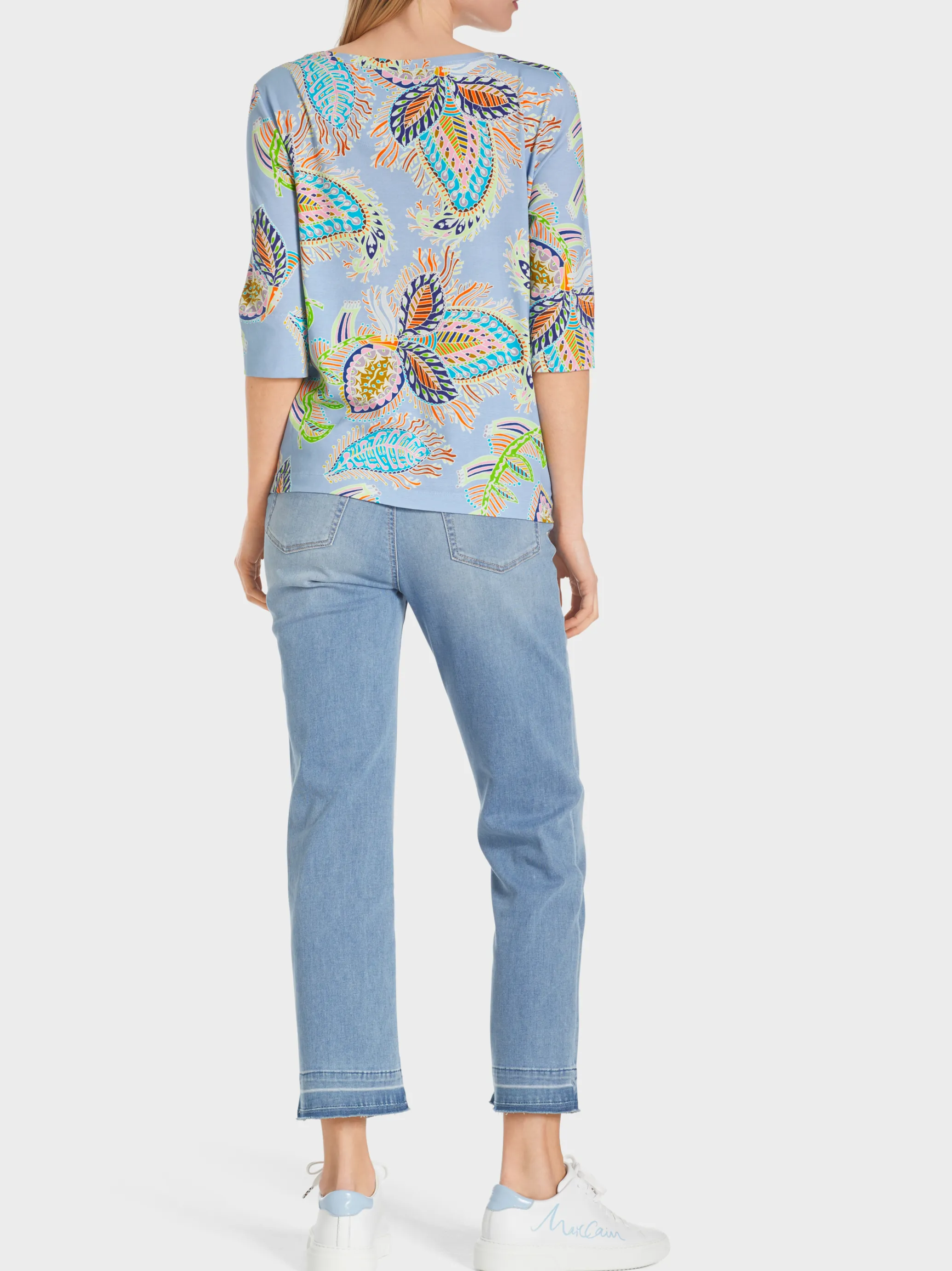 T-SHIRT MIT ¾-ÄRMEL-Marc Cain Shop