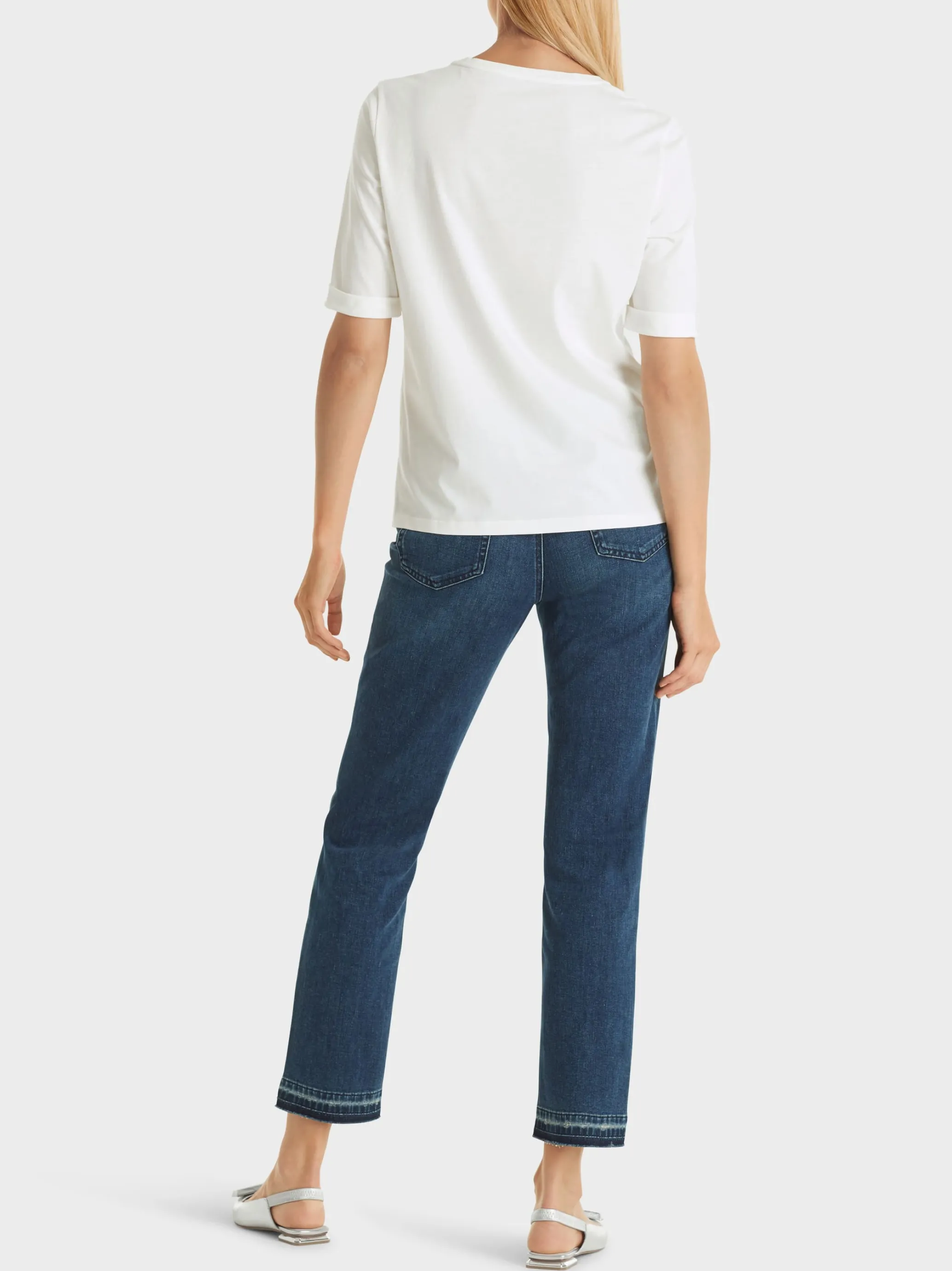 T-SHIRT "RETHINK TOGETHER" MIT PRINT-Marc Cain Best Sale